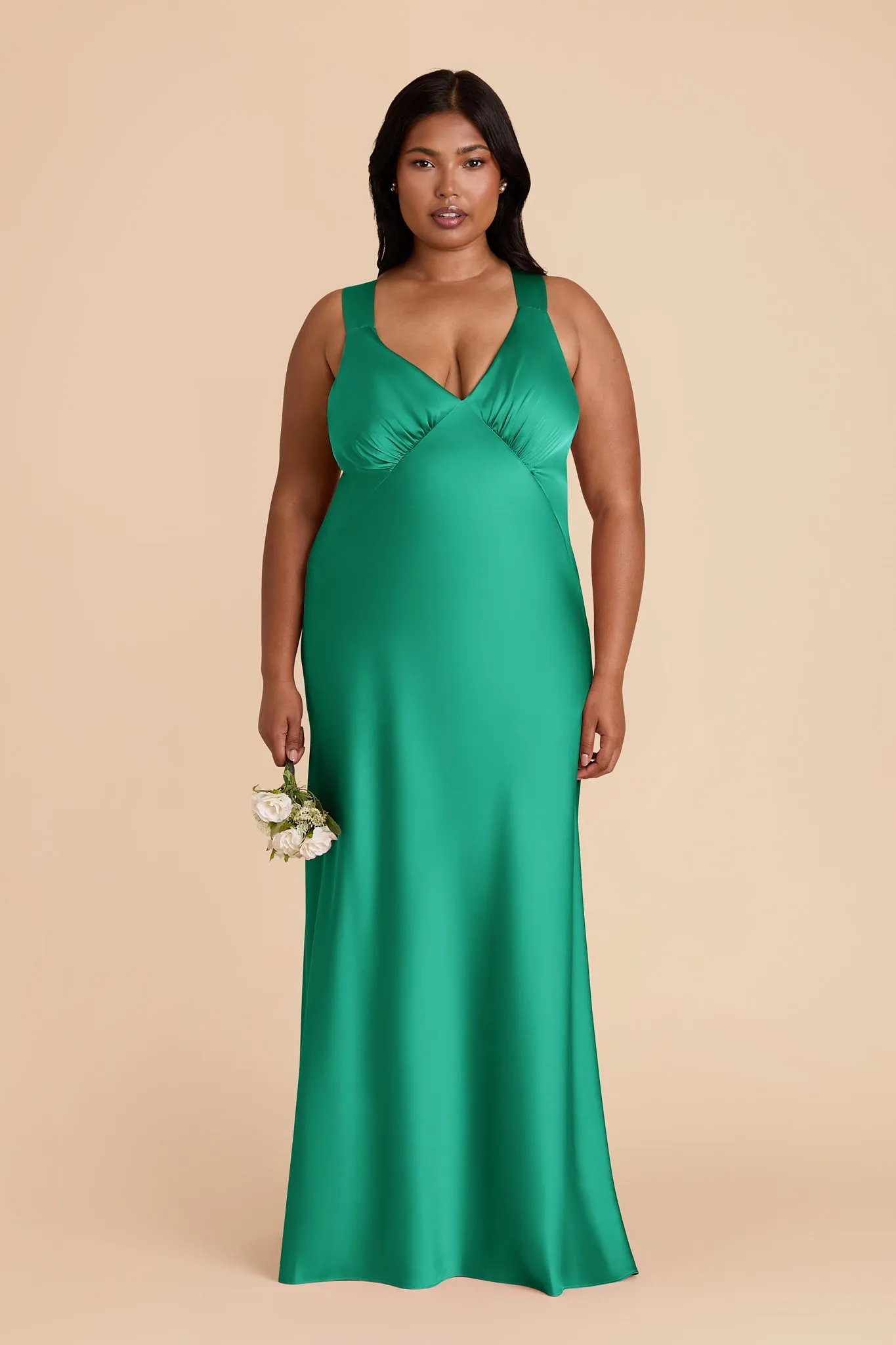 Veronica Matte Satin Dress - Turquoise sold by Birdy Grey product image thumbnail 2