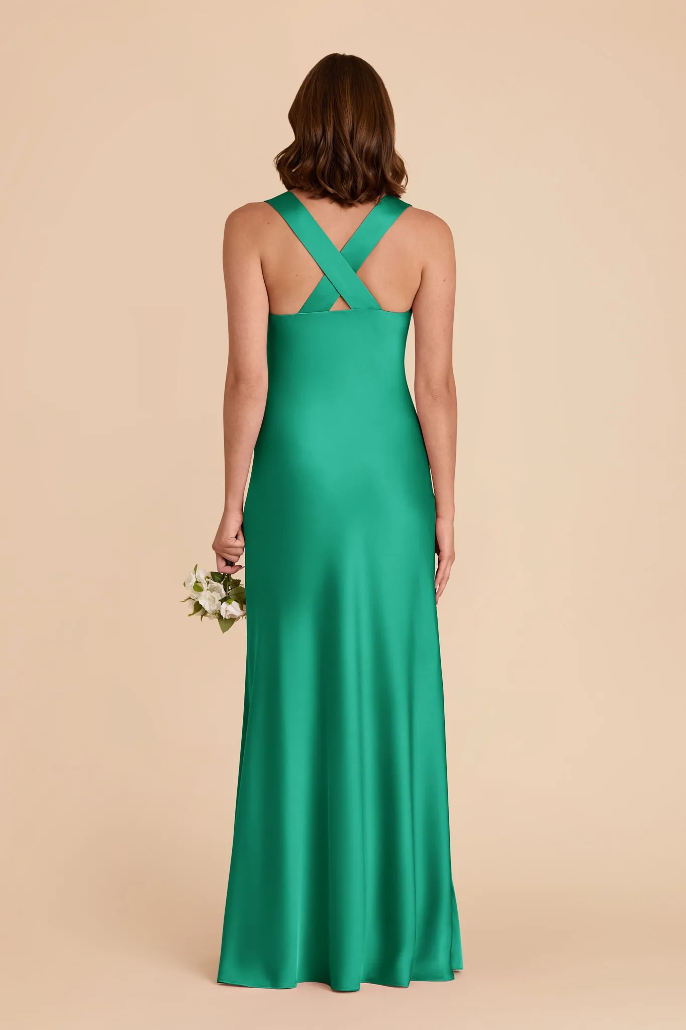 Veronica Matte Satin Dress - Turquoise sold by Birdy Grey product image thumbnail 5