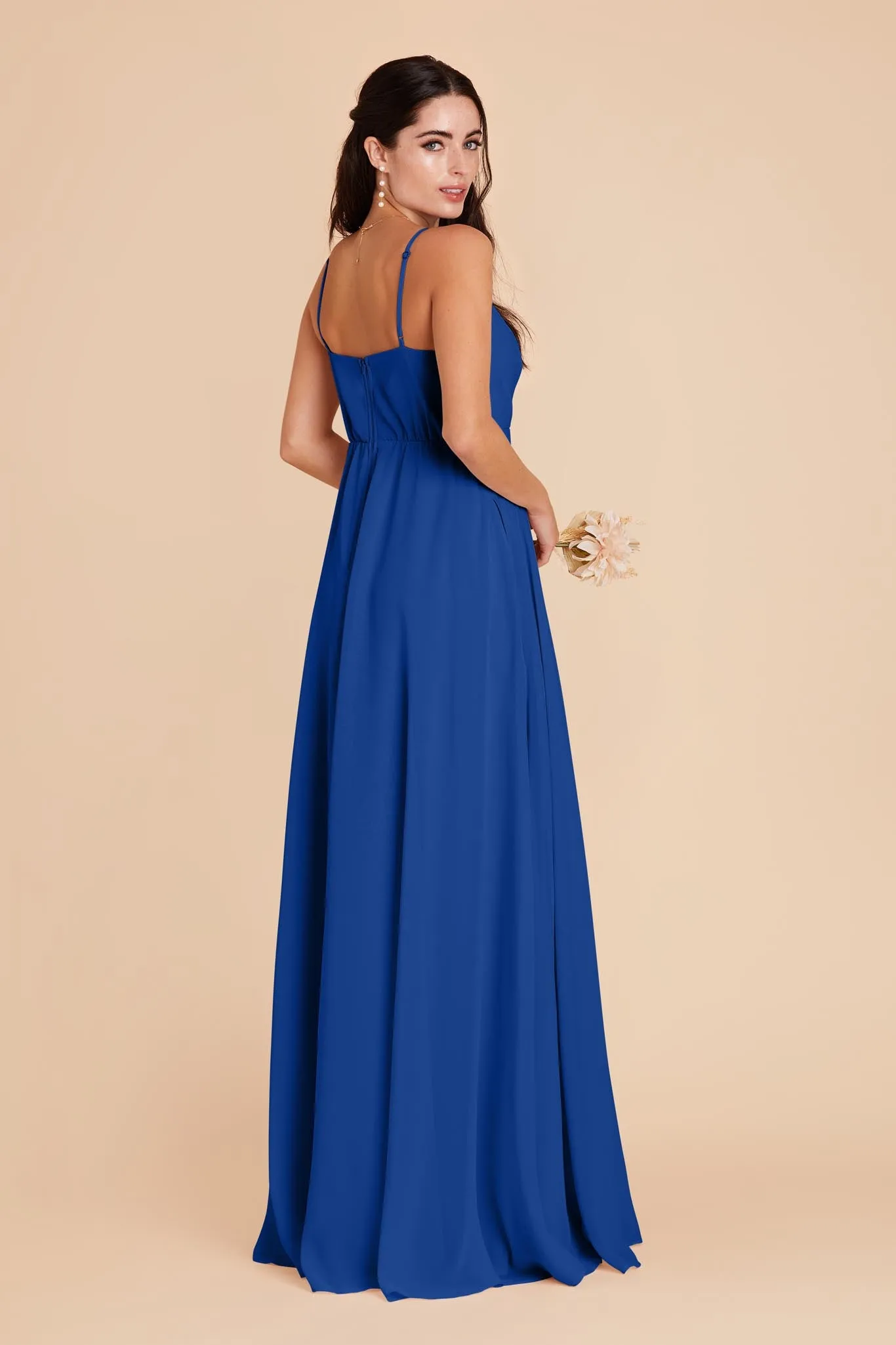 Kaia Chiffon Dress - Cobalt Blue sold by Birdy Grey product image thumbnail 5