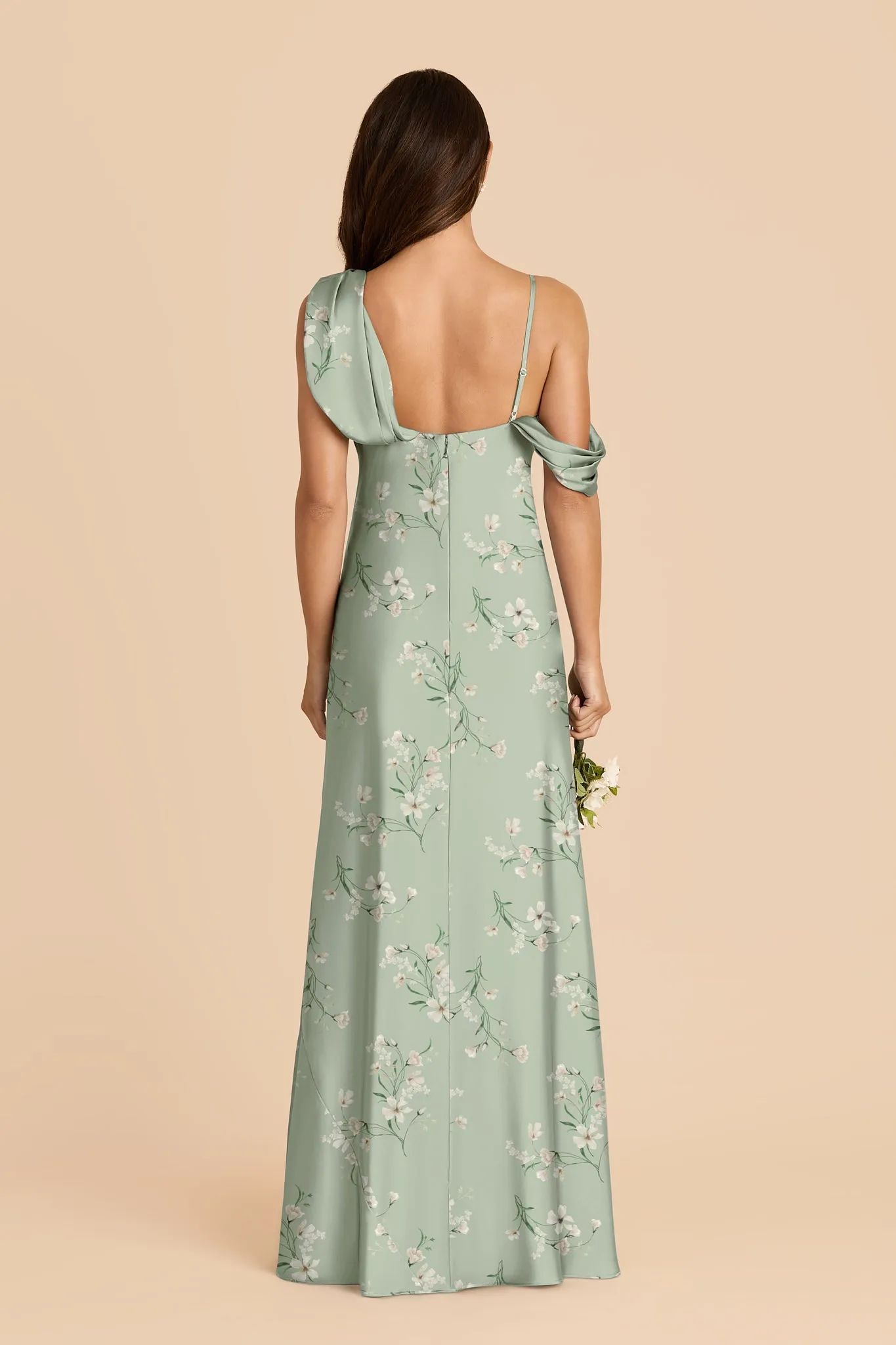 Freya Matte Satin Dress - Sage Le Fleur sold by Birdy Grey product image thumbnail 2