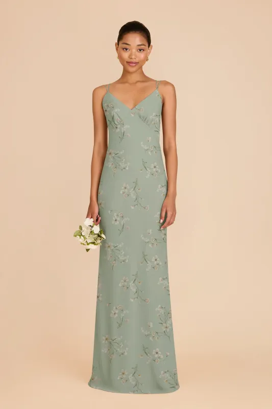 Dasha Chiffon Dress - Sage Le Fleur sold by Birdy Grey