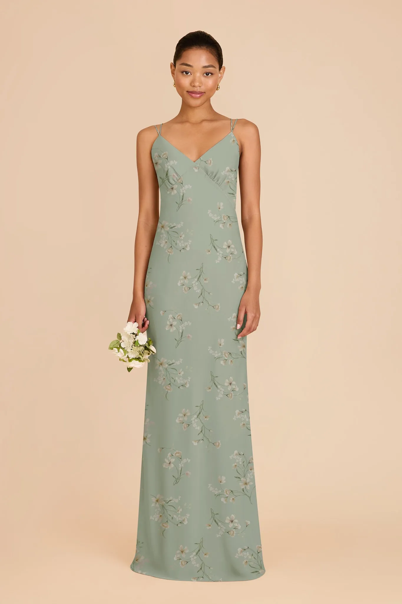Dasha Chiffon Dress - Sage Le Fleur sold by Birdy Grey