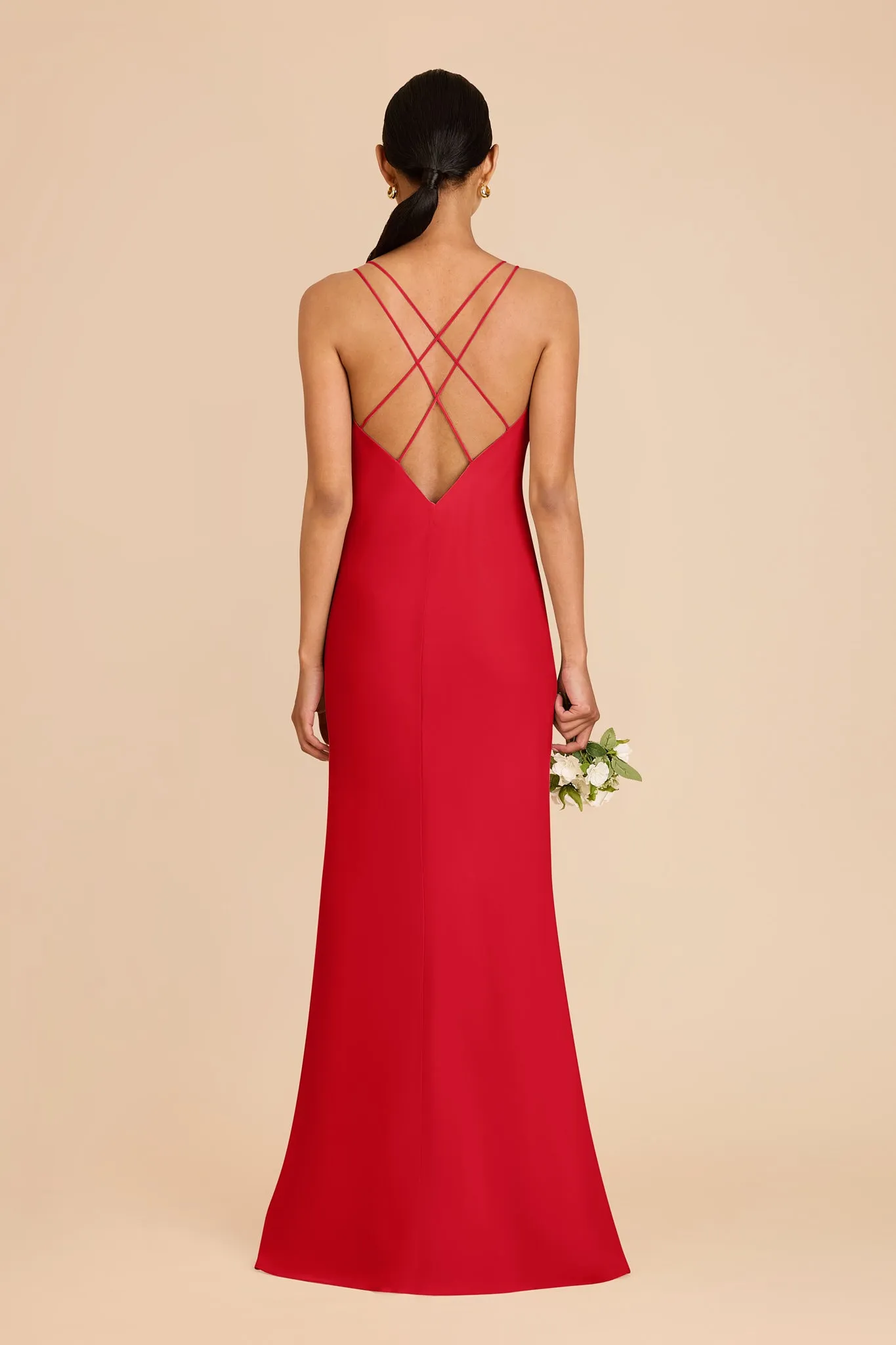 Dasha Chiffon Dress - Ruby Red sold by Birdy Grey product image thumbnail 5