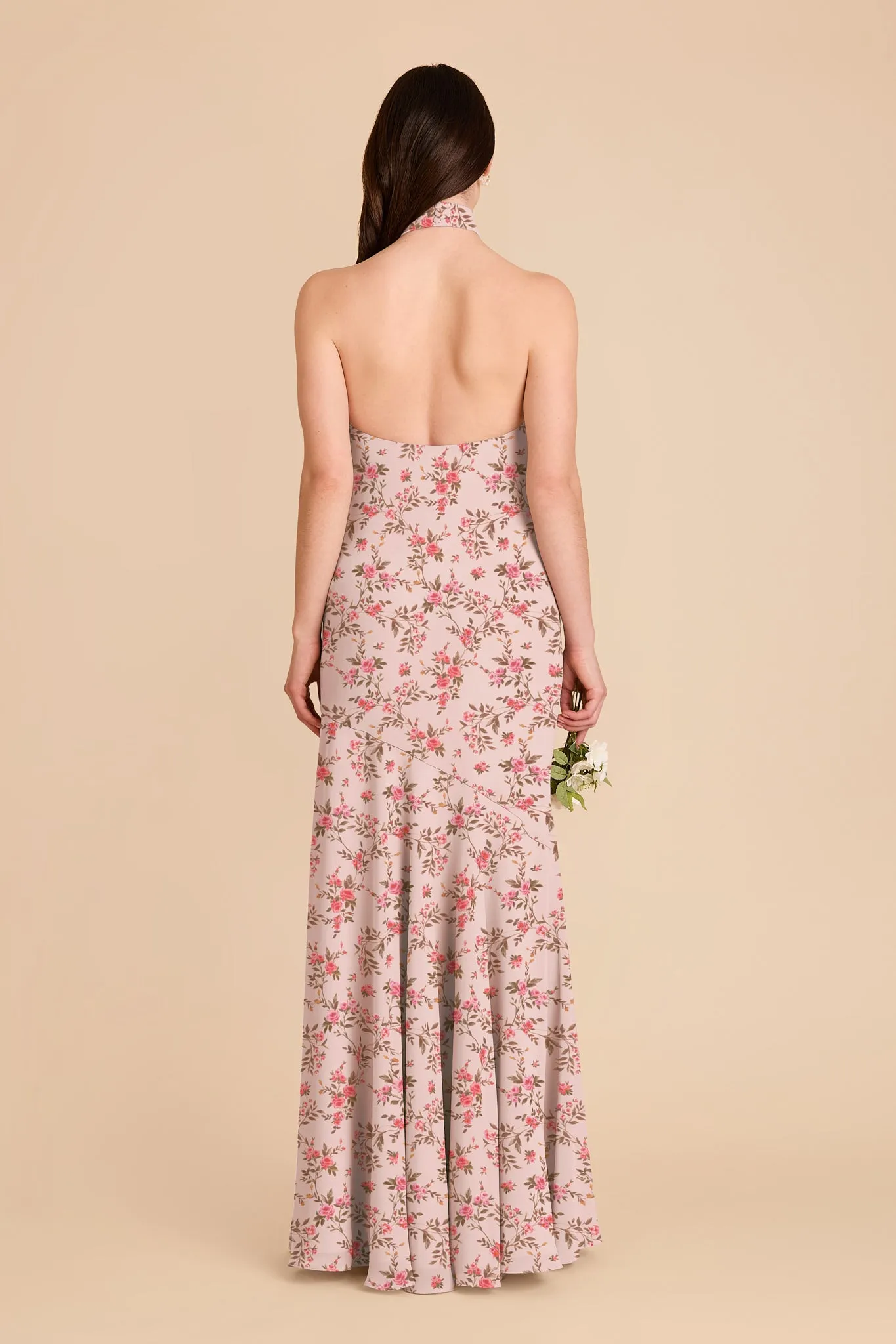 Stephanie Chiffon Dress - Wild Rose Garden sold by Birdy Grey product image thumbnail 2