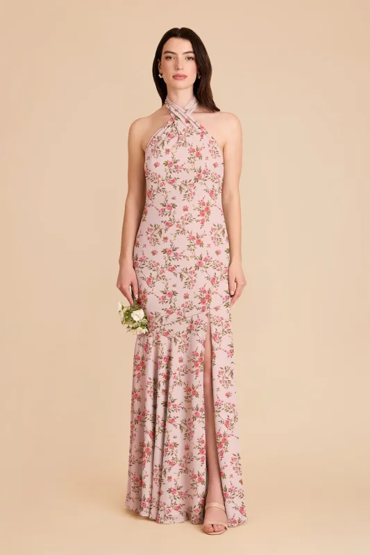 Stephanie Chiffon Dress - Wild Rose Garden made by Birdy Grey