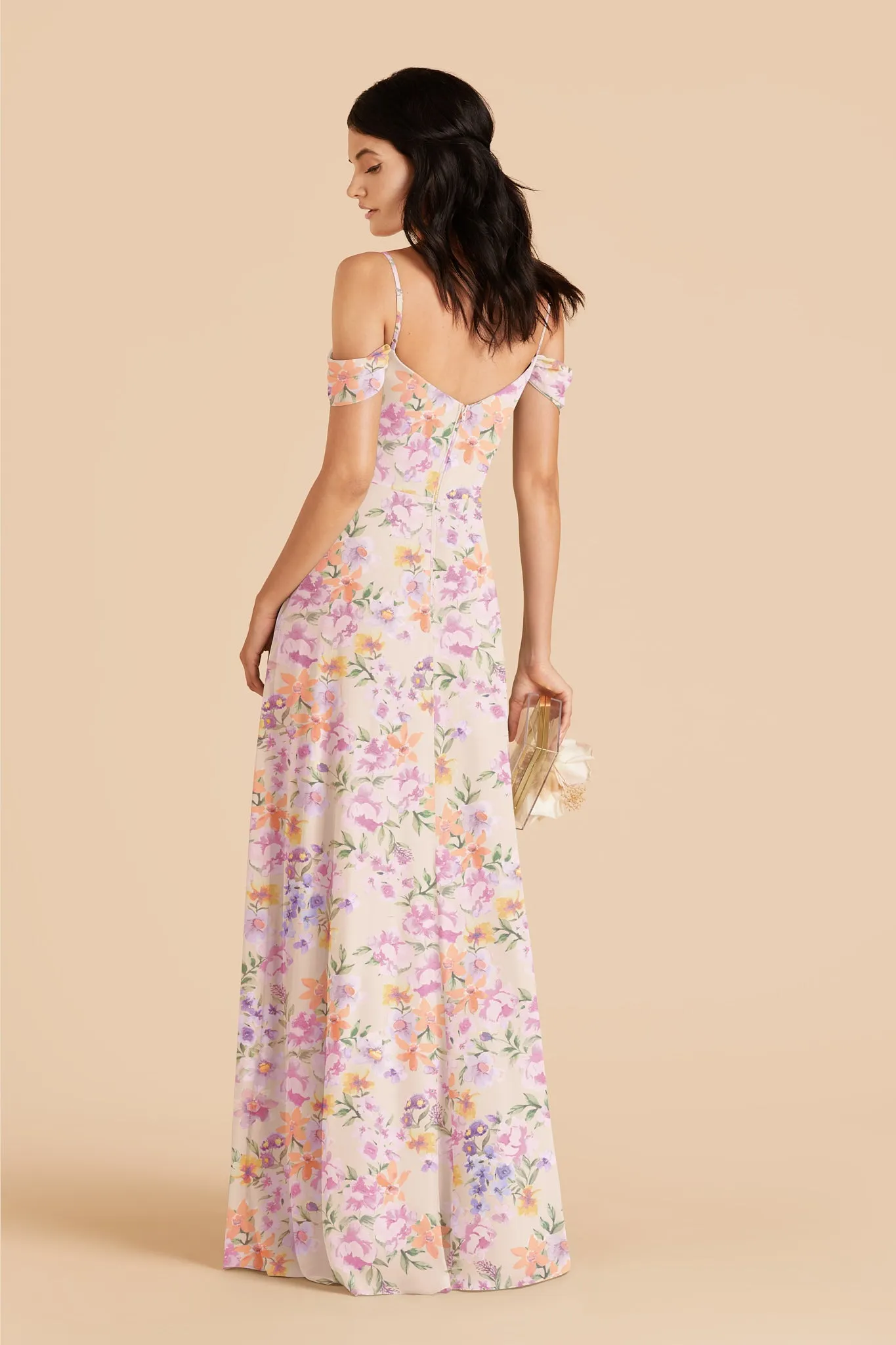 Devin Chiffon Dress - Botanical Blooms sold by Birdy Grey product image thumbnail 2