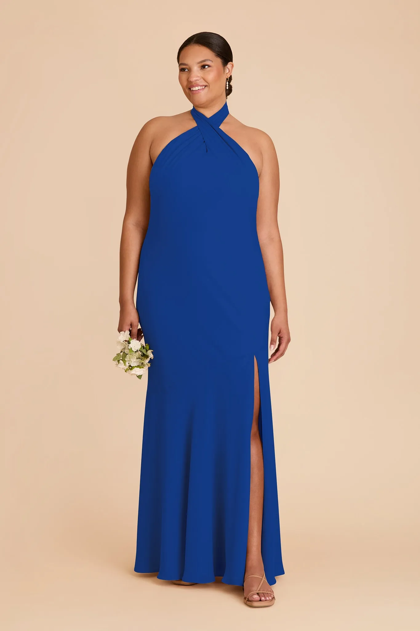 Stephanie Chiffon Dress - Cobalt Blue sold by Birdy Grey product image thumbnail 2