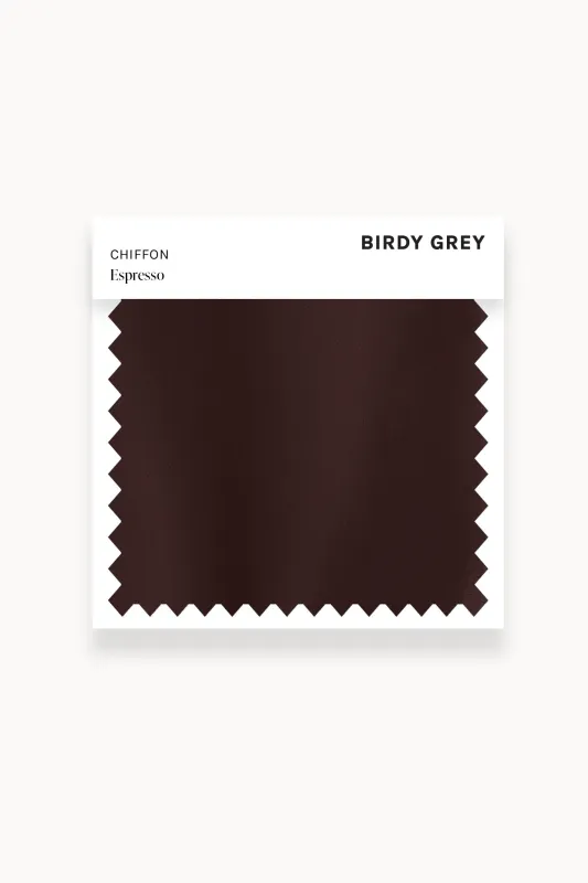 Swatch - Chiffon in Espresso sold by Birdy Grey