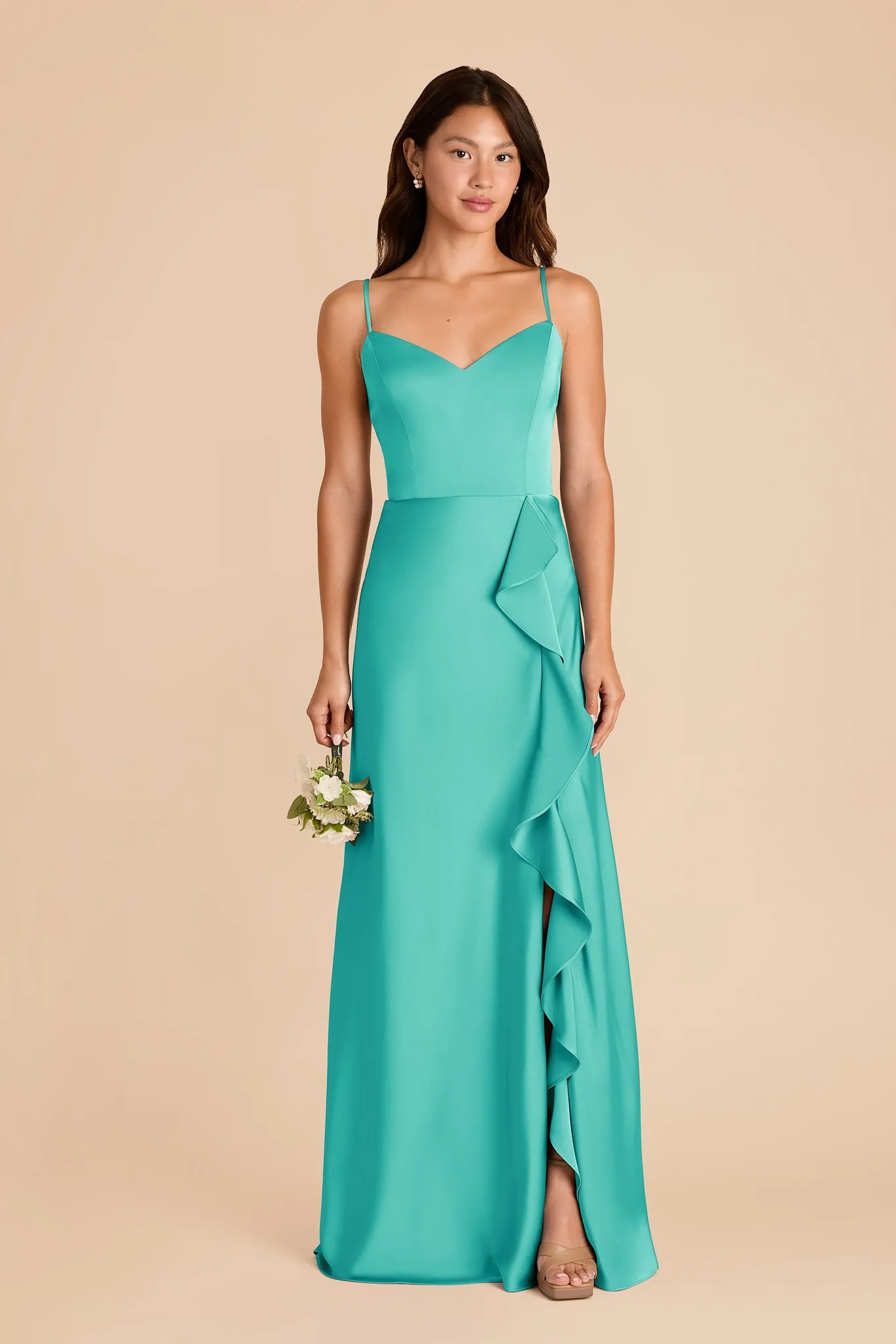 Swatch - Matte Satin in Aquamarine sold by Birdy Grey product image thumbnail 4