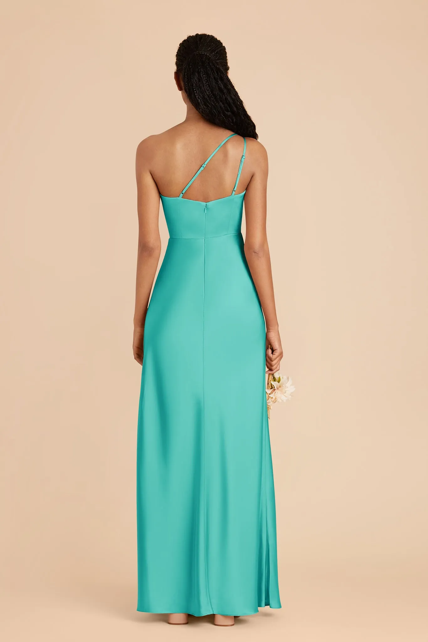 Kensie Matte Satin Dress - Aquamarine sold by Birdy Grey product image thumbnail 4
