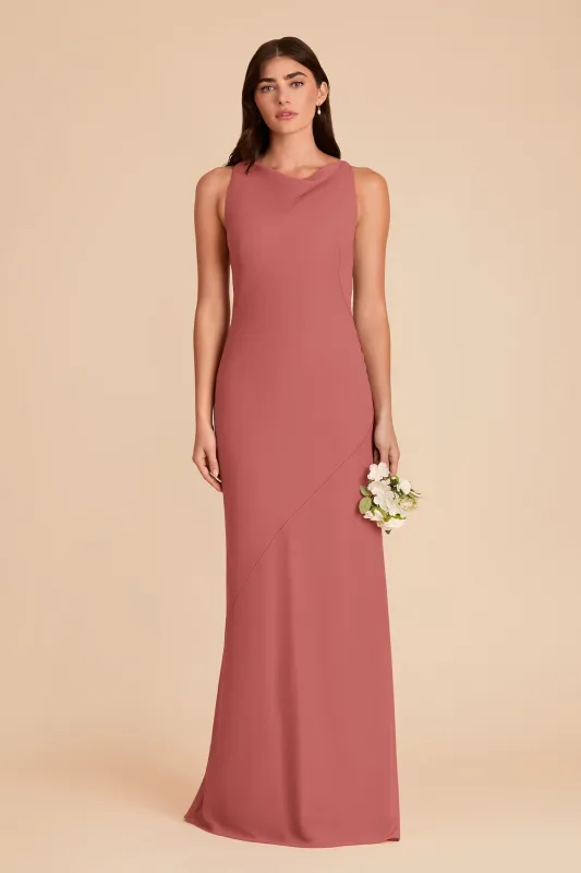 Destiny Chiffon Dress - Mulberry made by Birdy Grey