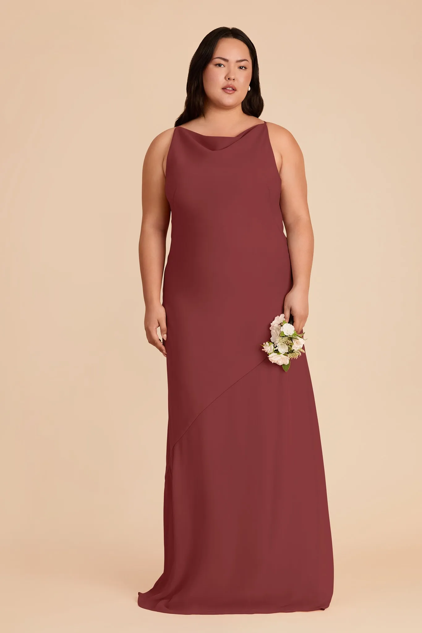 Destiny Chiffon Dress - Rosewood sold by Birdy Grey product image thumbnail 2