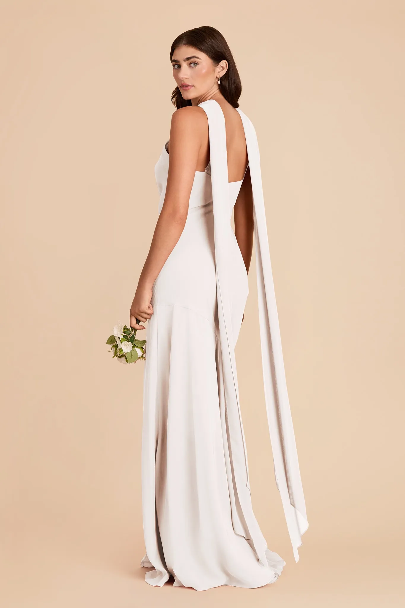 Eileen Chiffon Dress - White sold by Birdy Grey product image thumbnail 5