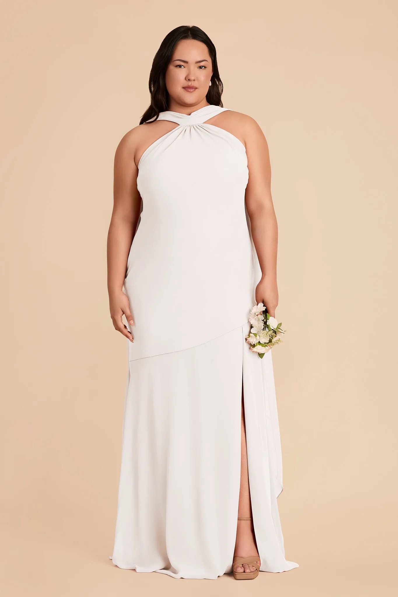 Eileen Chiffon Dress - White sold by Birdy Grey product image thumbnail 2