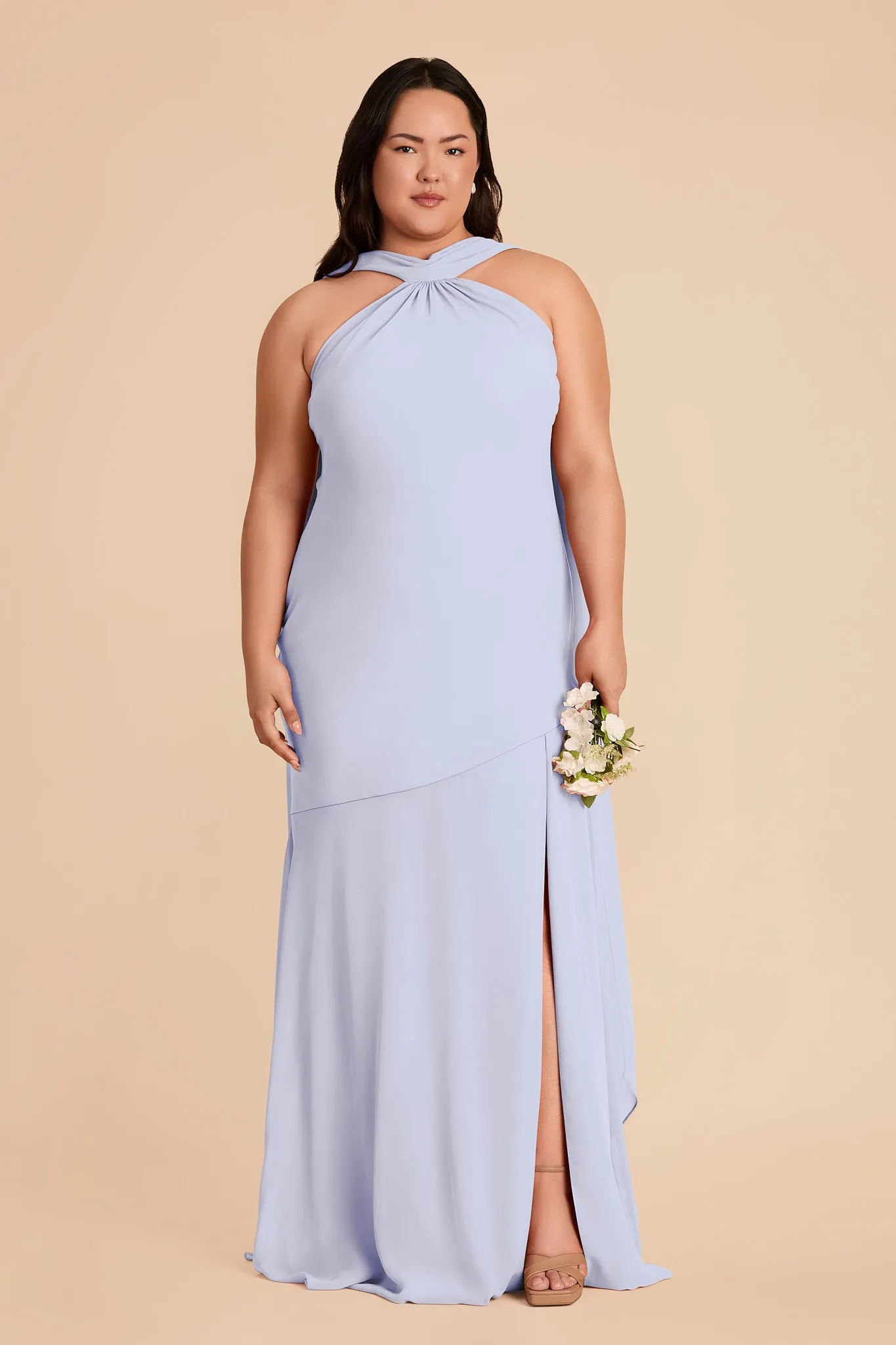 Eileen Chiffon Dress - Periwinkle Blue sold by Birdy Grey product image thumbnail 2