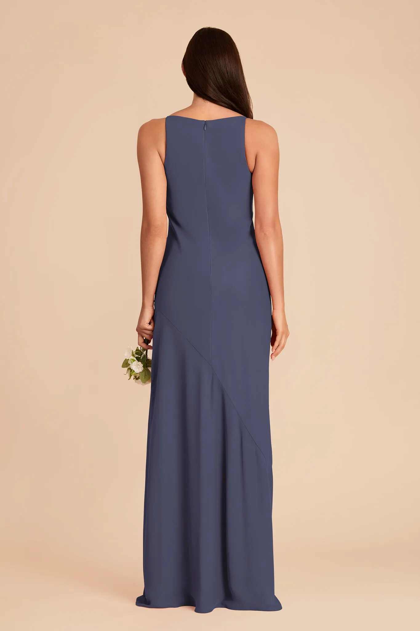 Destiny Chiffon Dress - Dusk Blue sold by Birdy Grey product image thumbnail 5