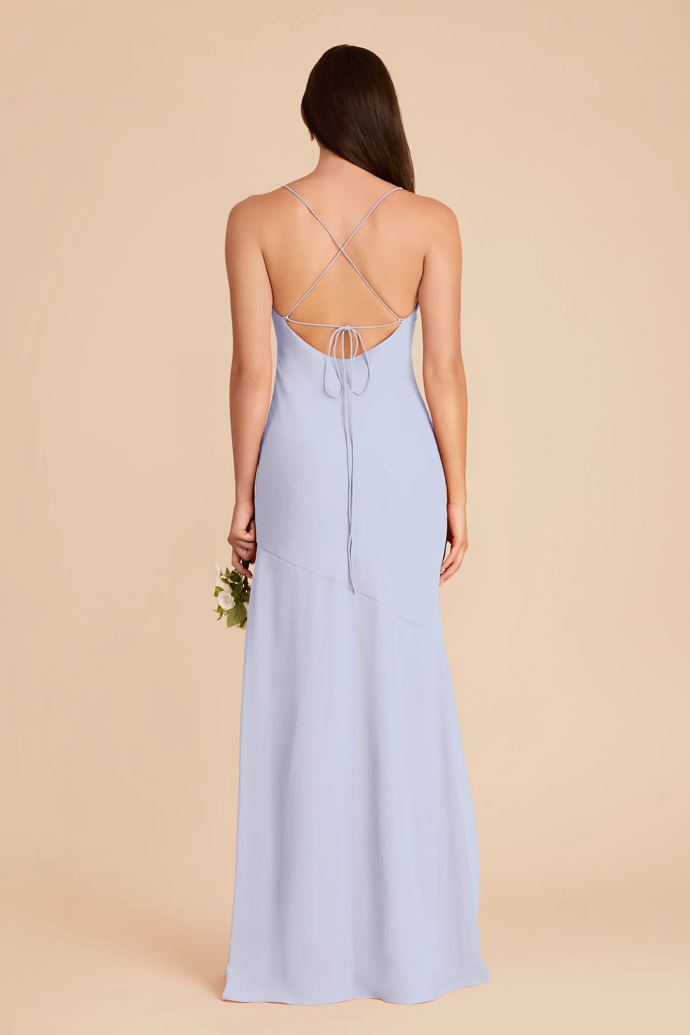 Olivia Chiffon Dress - Periwinkle Blue sold by Birdy Grey product image thumbnail 5