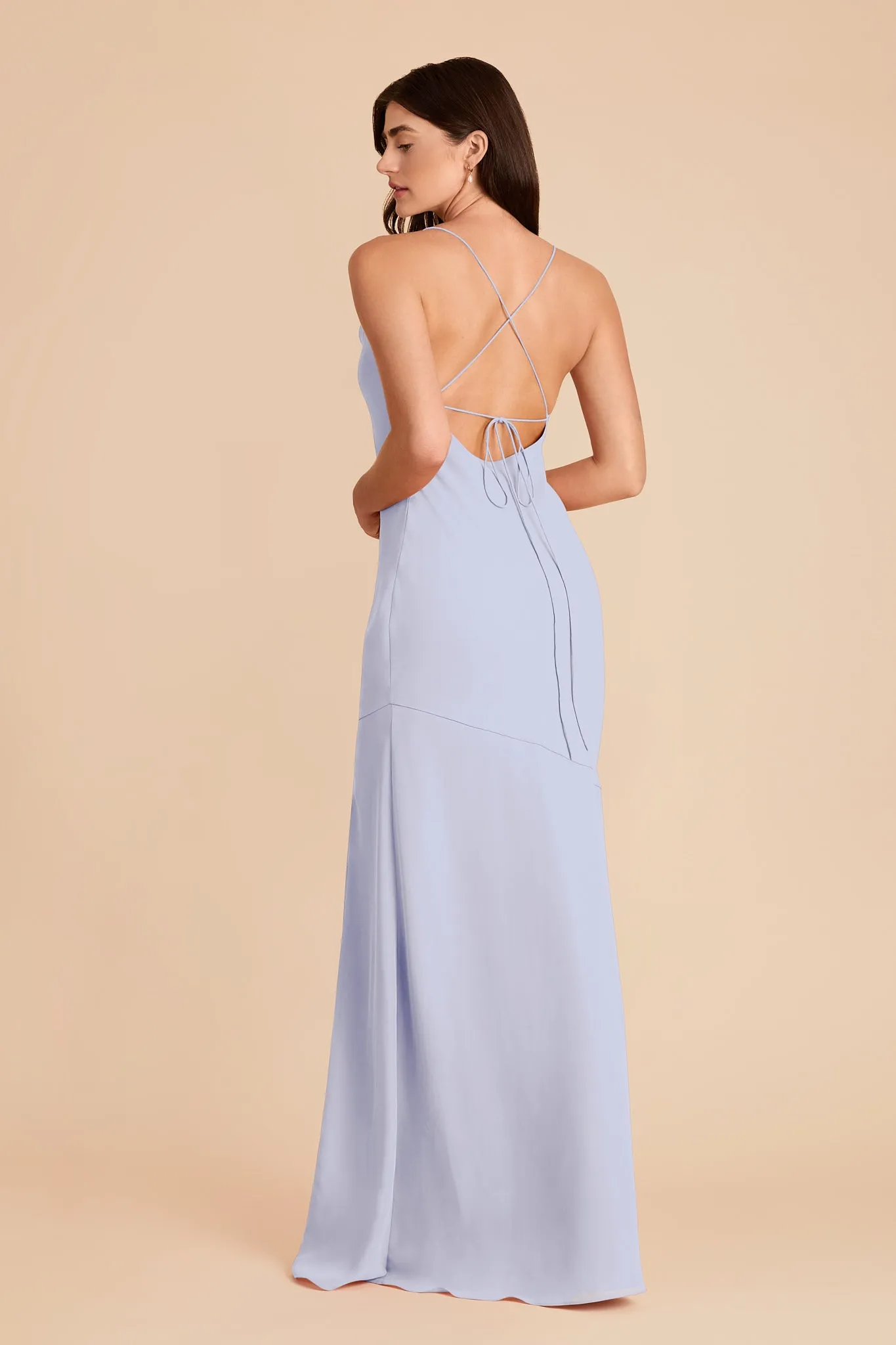 Olivia Chiffon Dress - Periwinkle Blue sold by Birdy Grey product image thumbnail 4