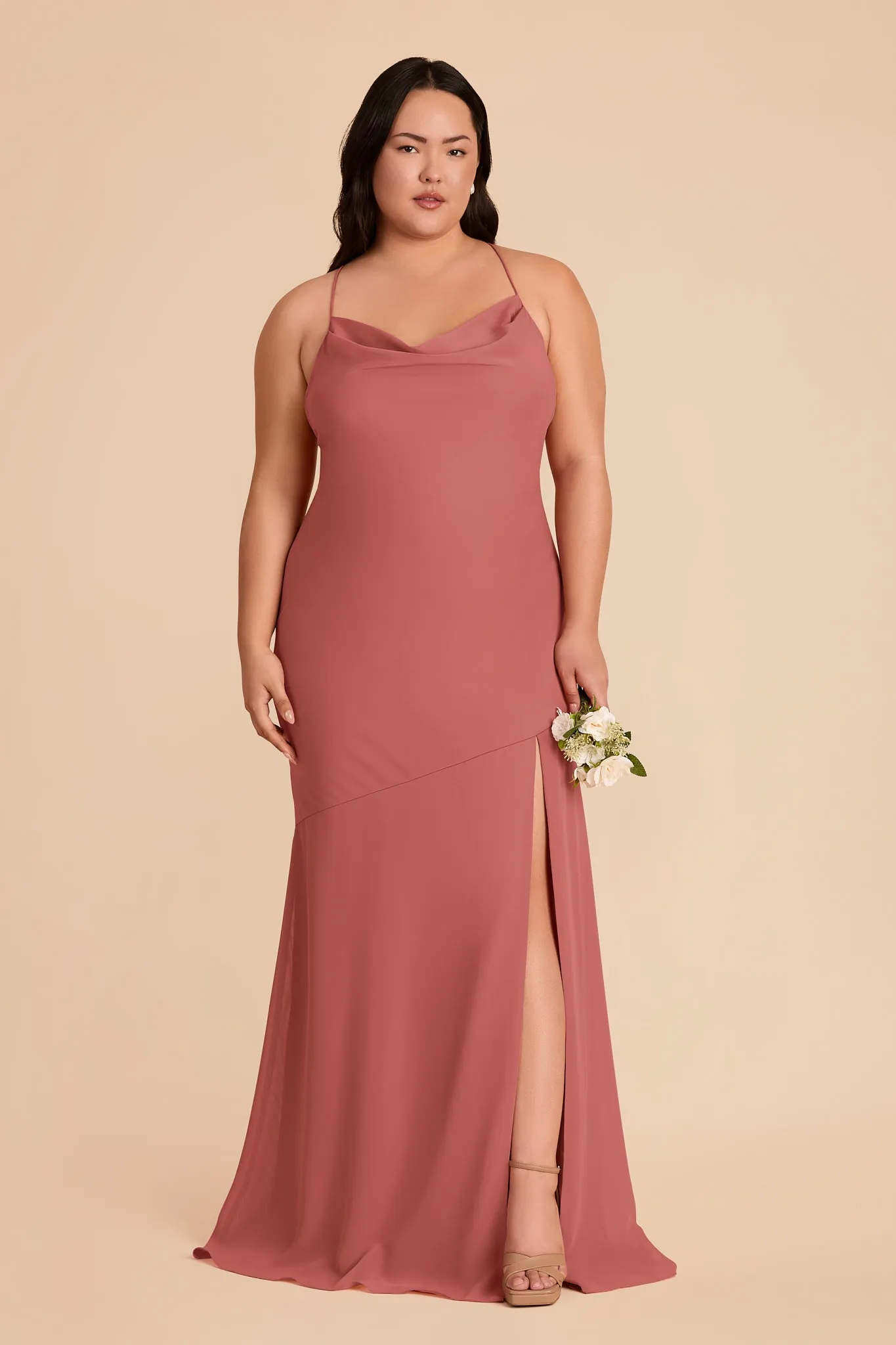 Olivia Chiffon Dress - Mulberry sold by Birdy Grey product image thumbnail 2