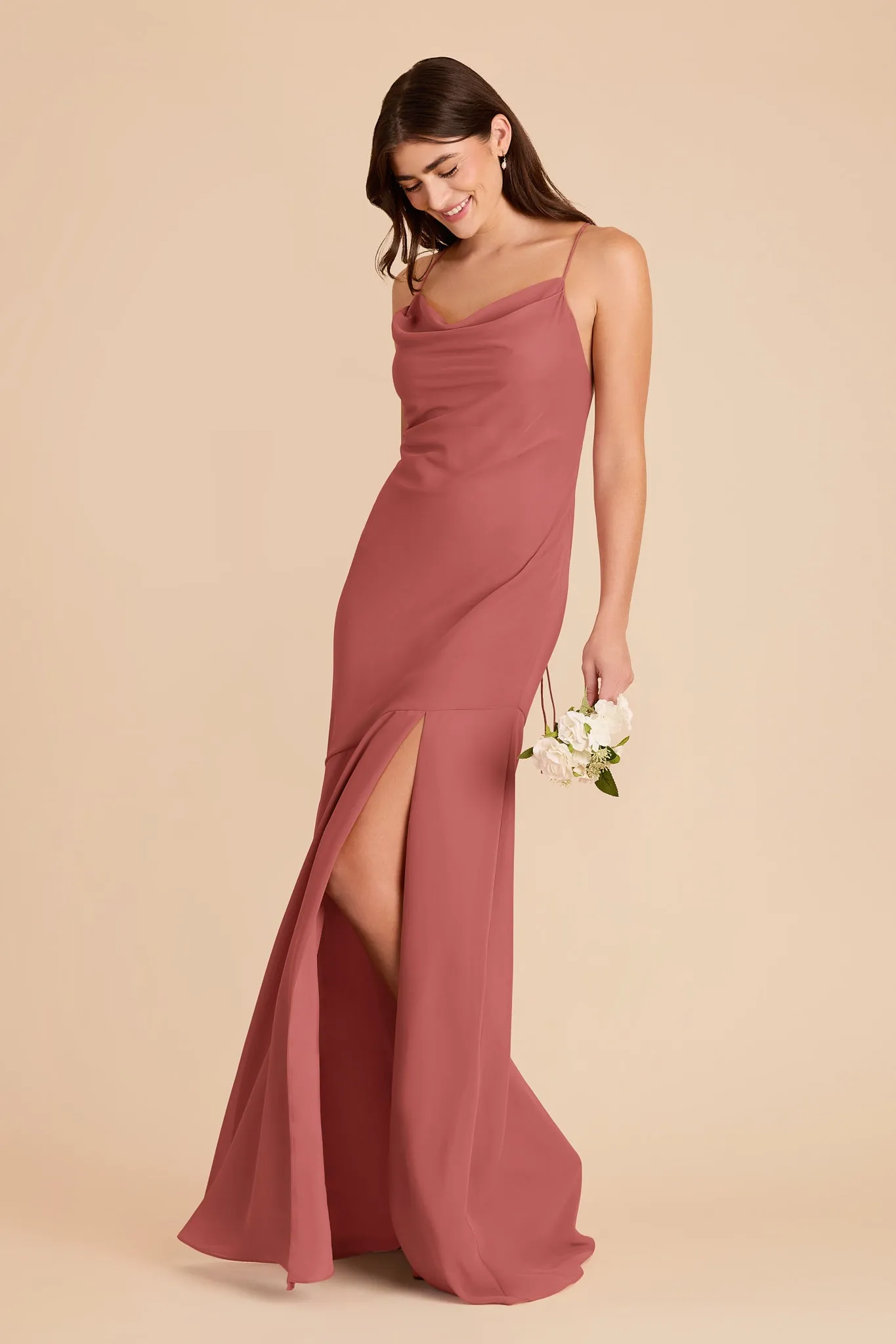 Olivia Chiffon Dress - Mulberry sold by Birdy Grey product image thumbnail 3