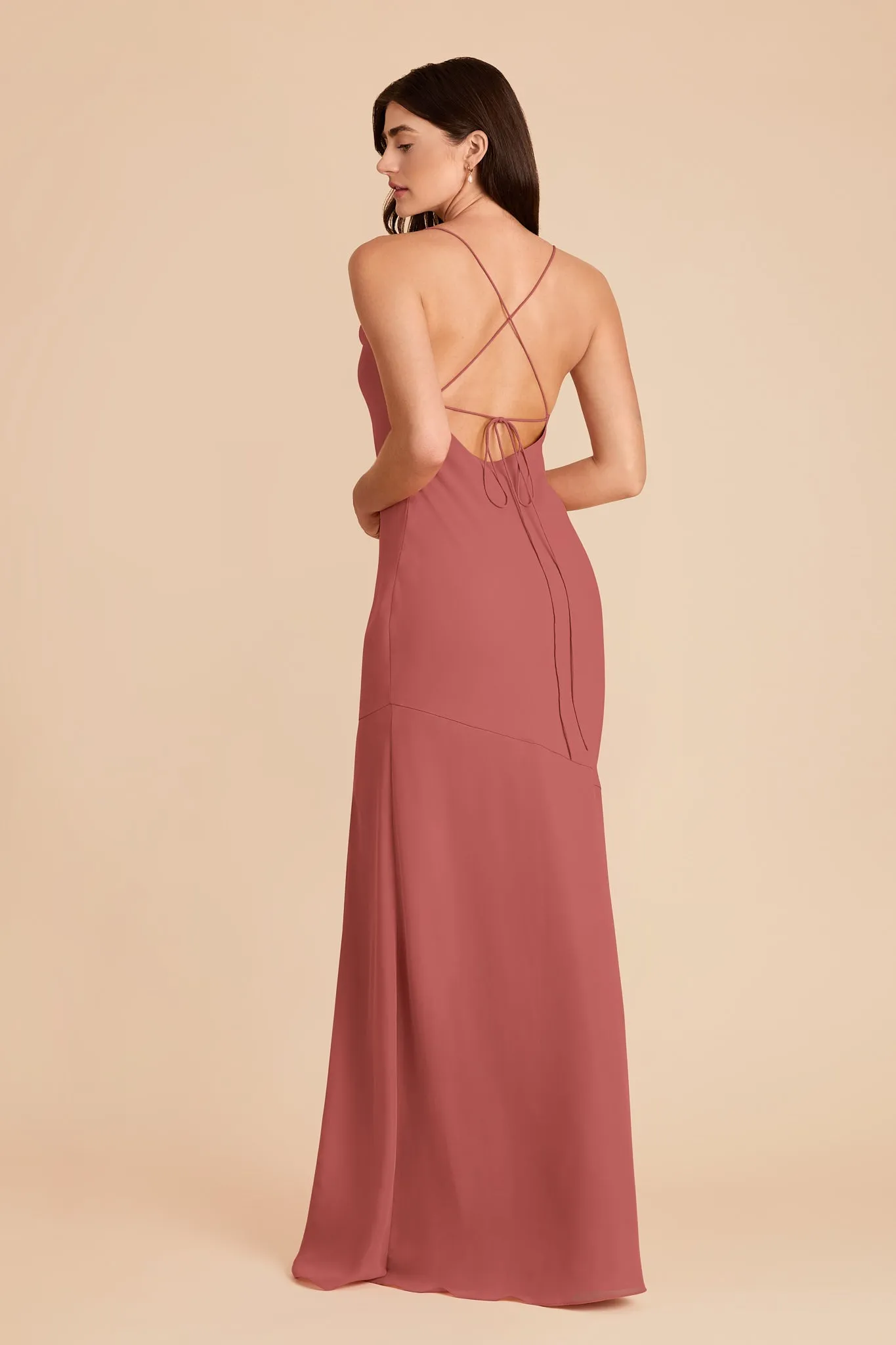 Olivia Chiffon Dress - Mulberry sold by Birdy Grey product image thumbnail 4