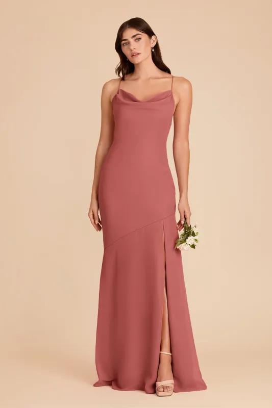 Olivia Chiffon Dress - Mulberry made by Birdy Grey