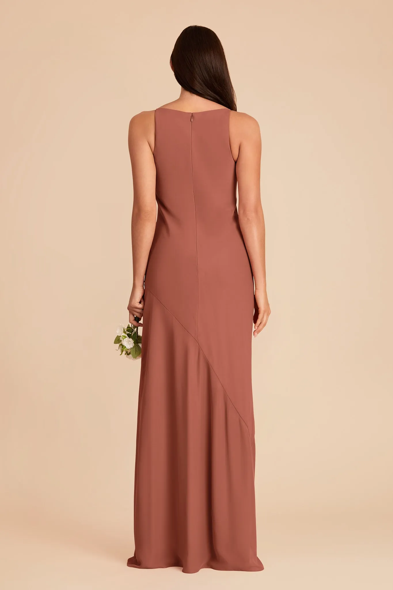 Destiny Chiffon Dress - Desert Rose sold by Birdy Grey product image thumbnail 5