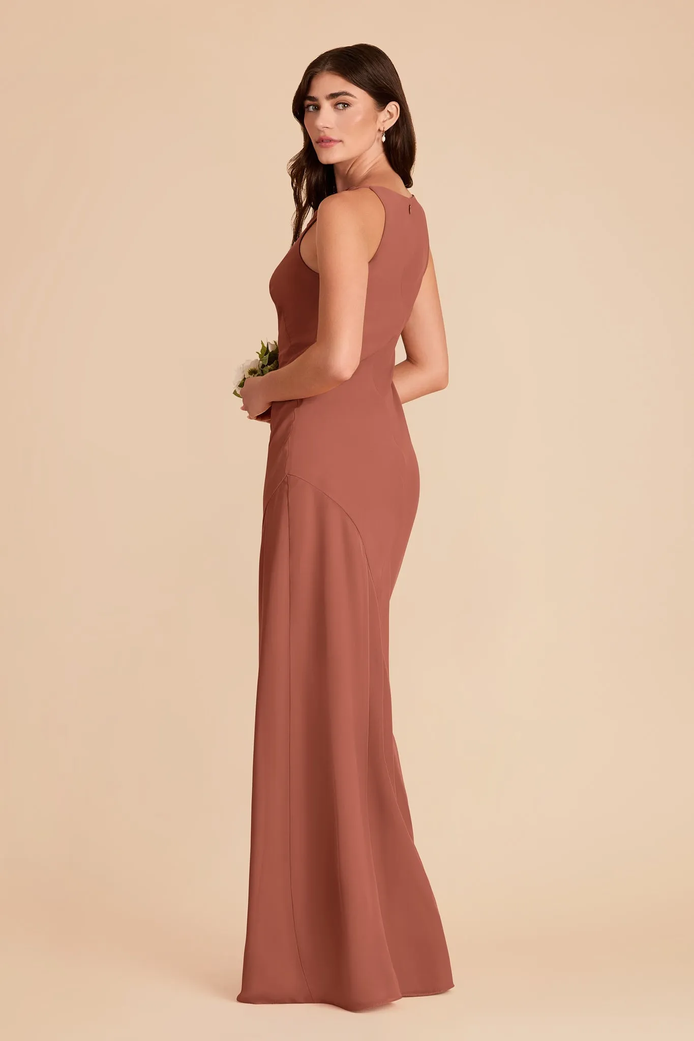 Destiny Chiffon Dress - Desert Rose sold by Birdy Grey product image thumbnail 4