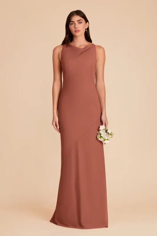 Destiny Chiffon Dress - Desert Rose made by Birdy Grey