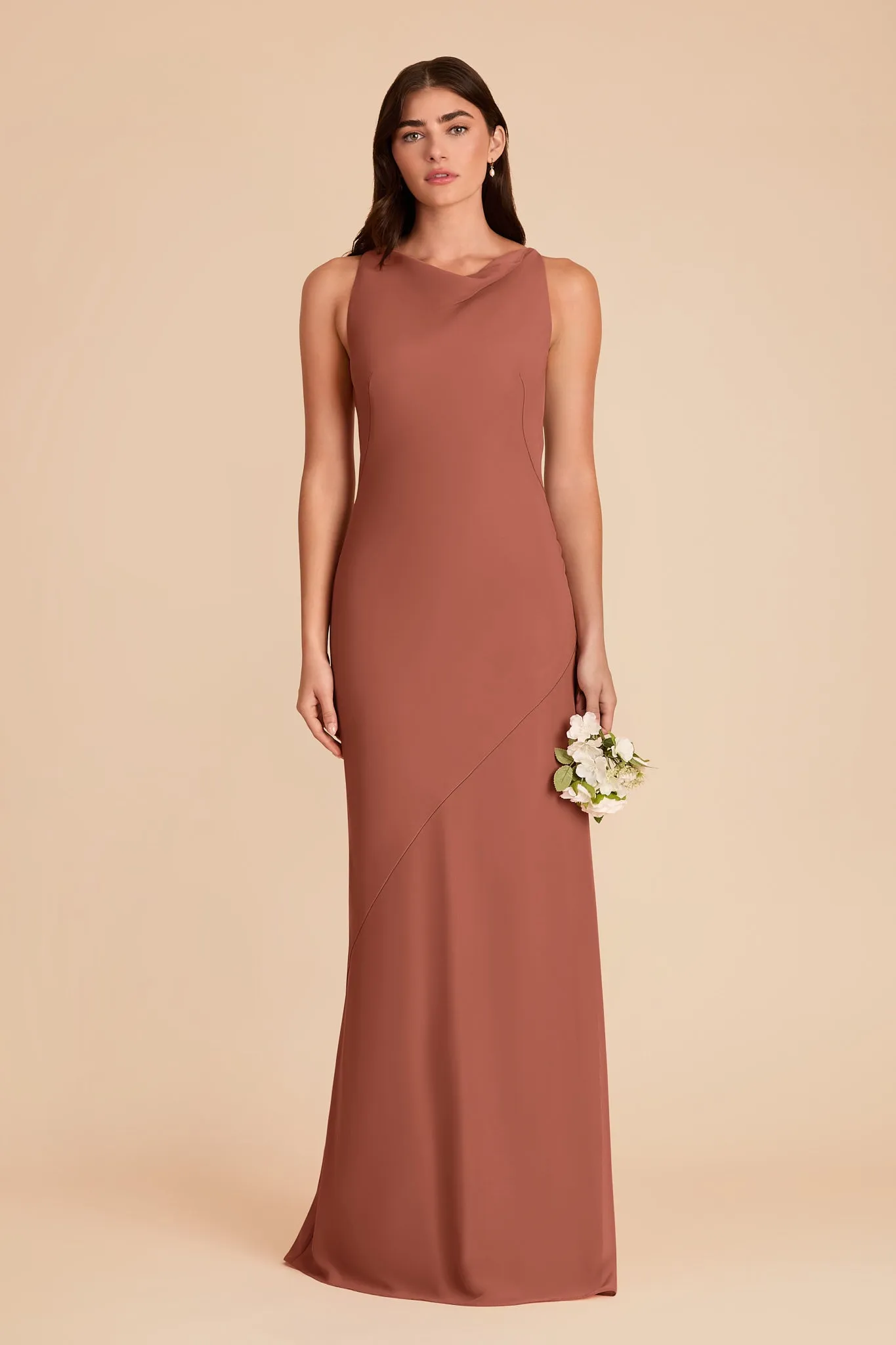 Destiny Chiffon Dress - Desert Rose sold by Birdy Grey