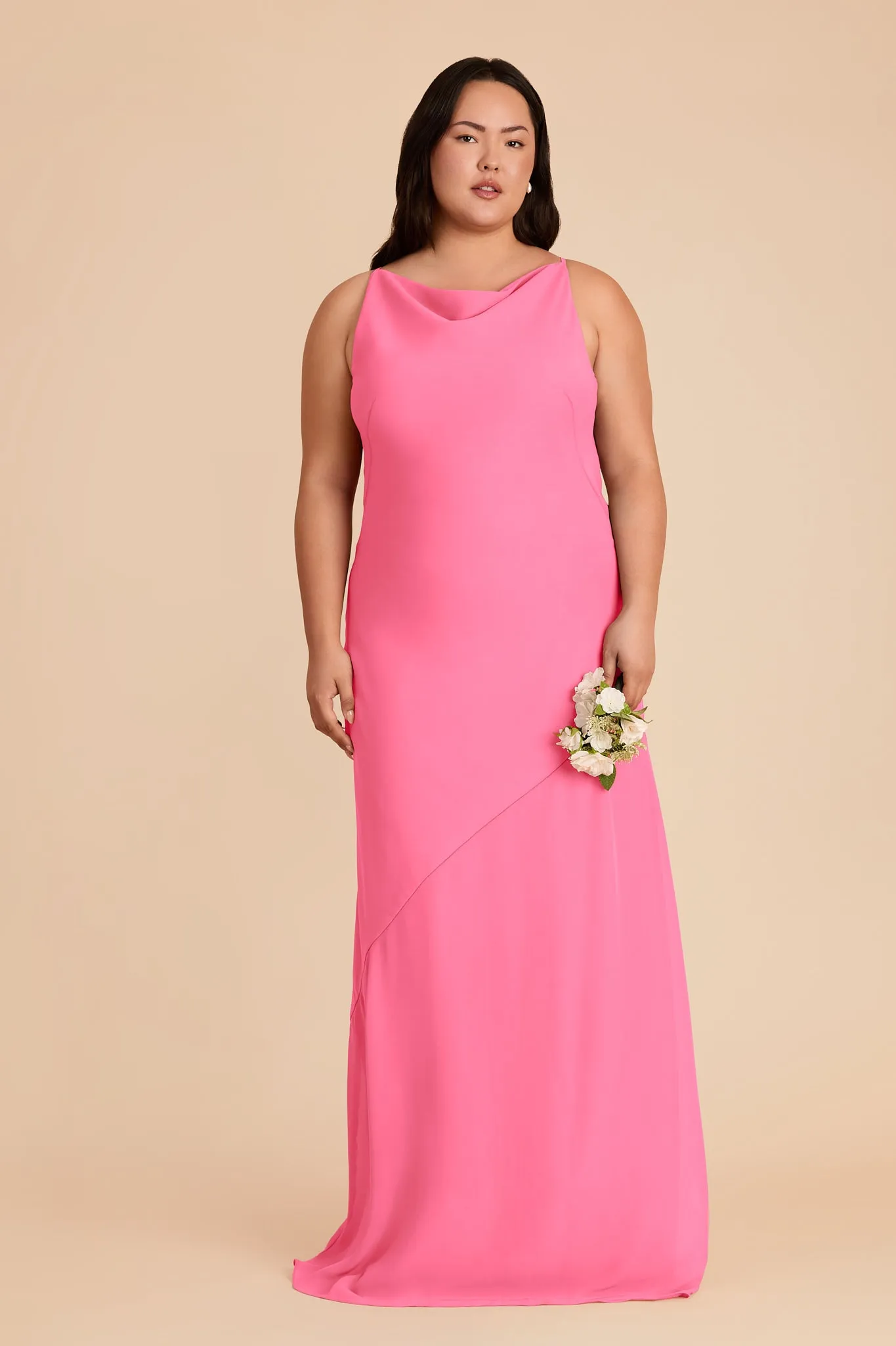 Destiny Chiffon Dress - Bon Bon Pink sold by Birdy Grey product image thumbnail 2