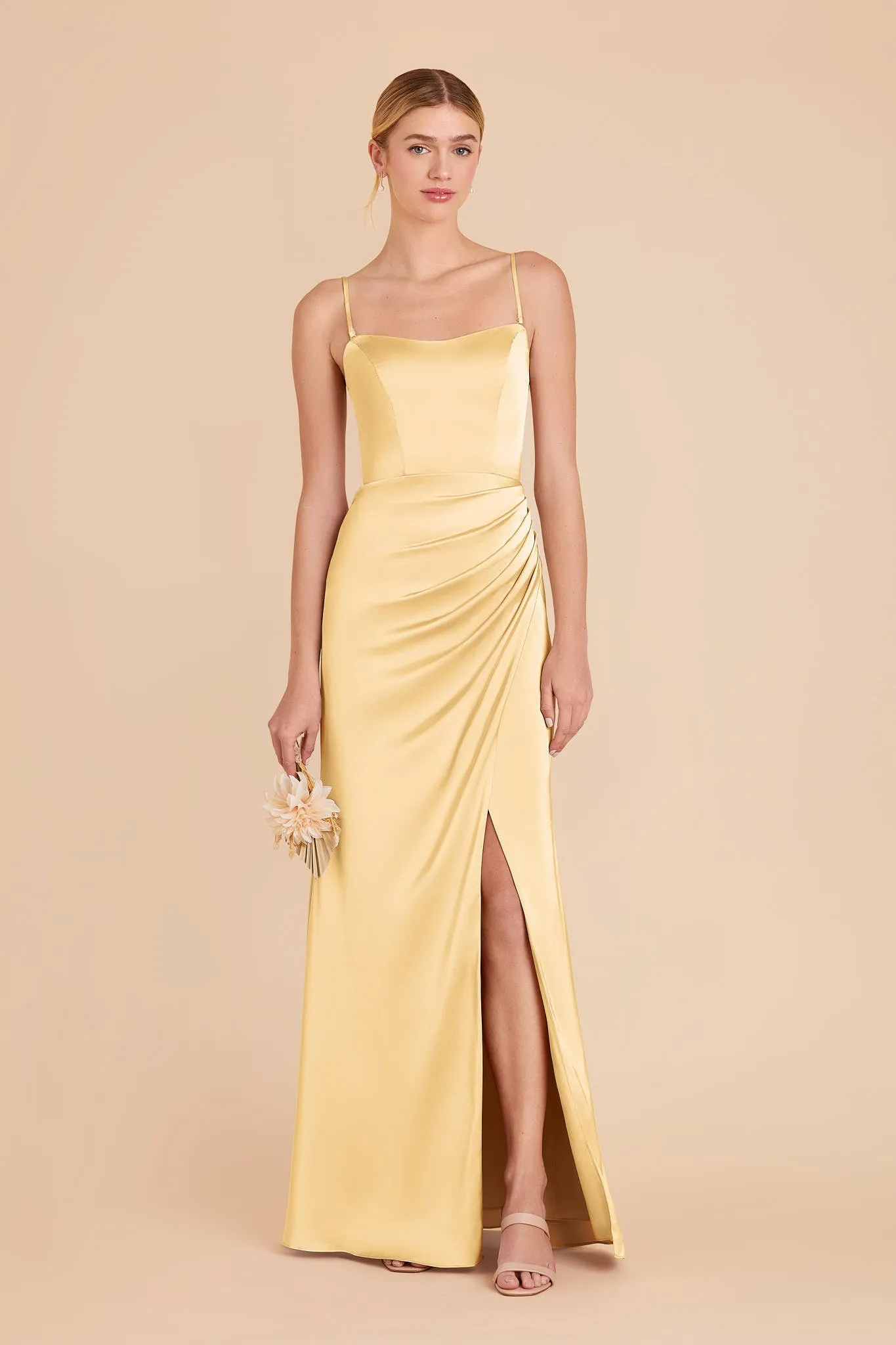 Swatch - Matte Satin in Butter sold by Birdy Grey product image thumbnail 2