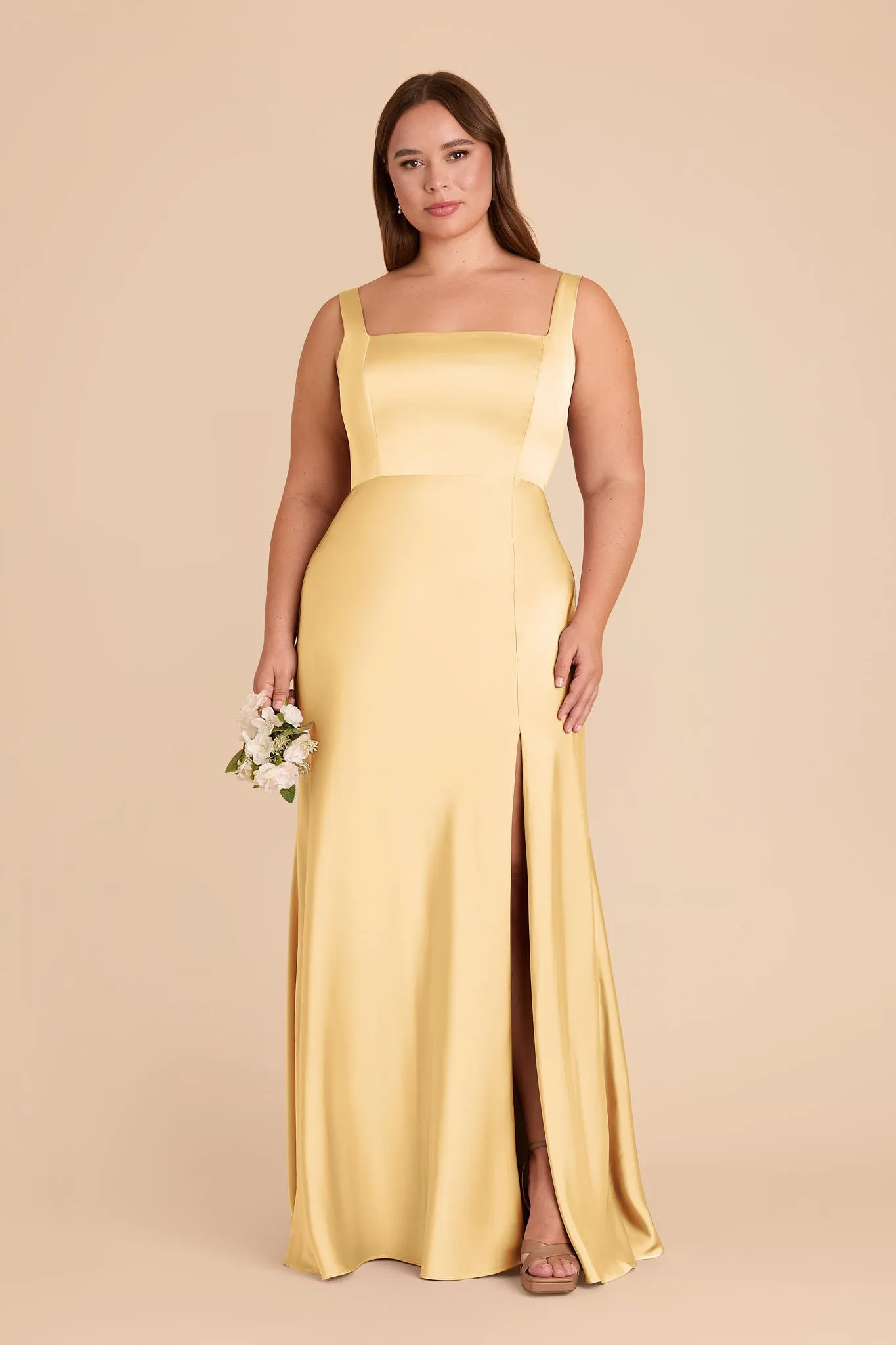 Swatch - Matte Satin in Butter sold by Birdy Grey product image thumbnail 3