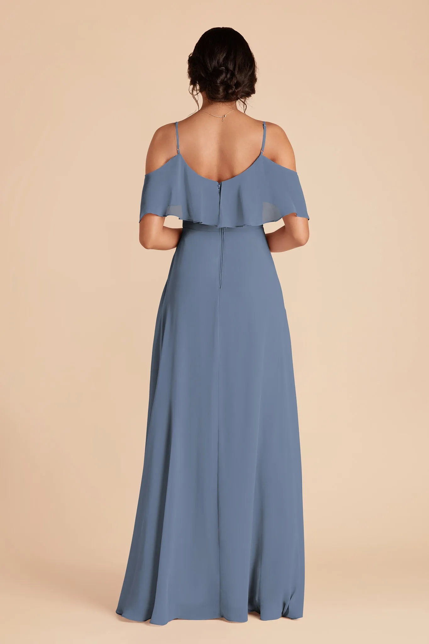 Jane Chiffon Dress - French Blue sold by Birdy Grey product image thumbnail 4