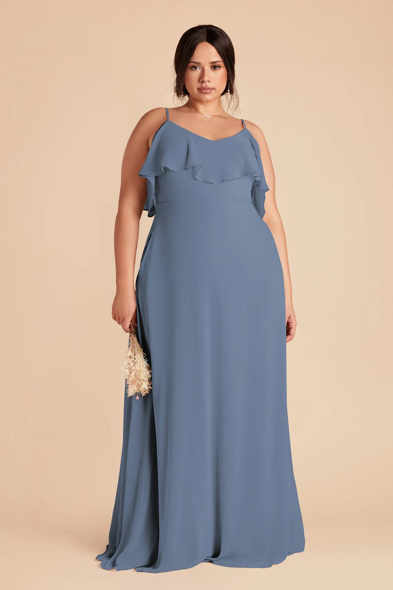 Jane Chiffon Dress - French Blue sold by Birdy Grey product image thumbnail 2