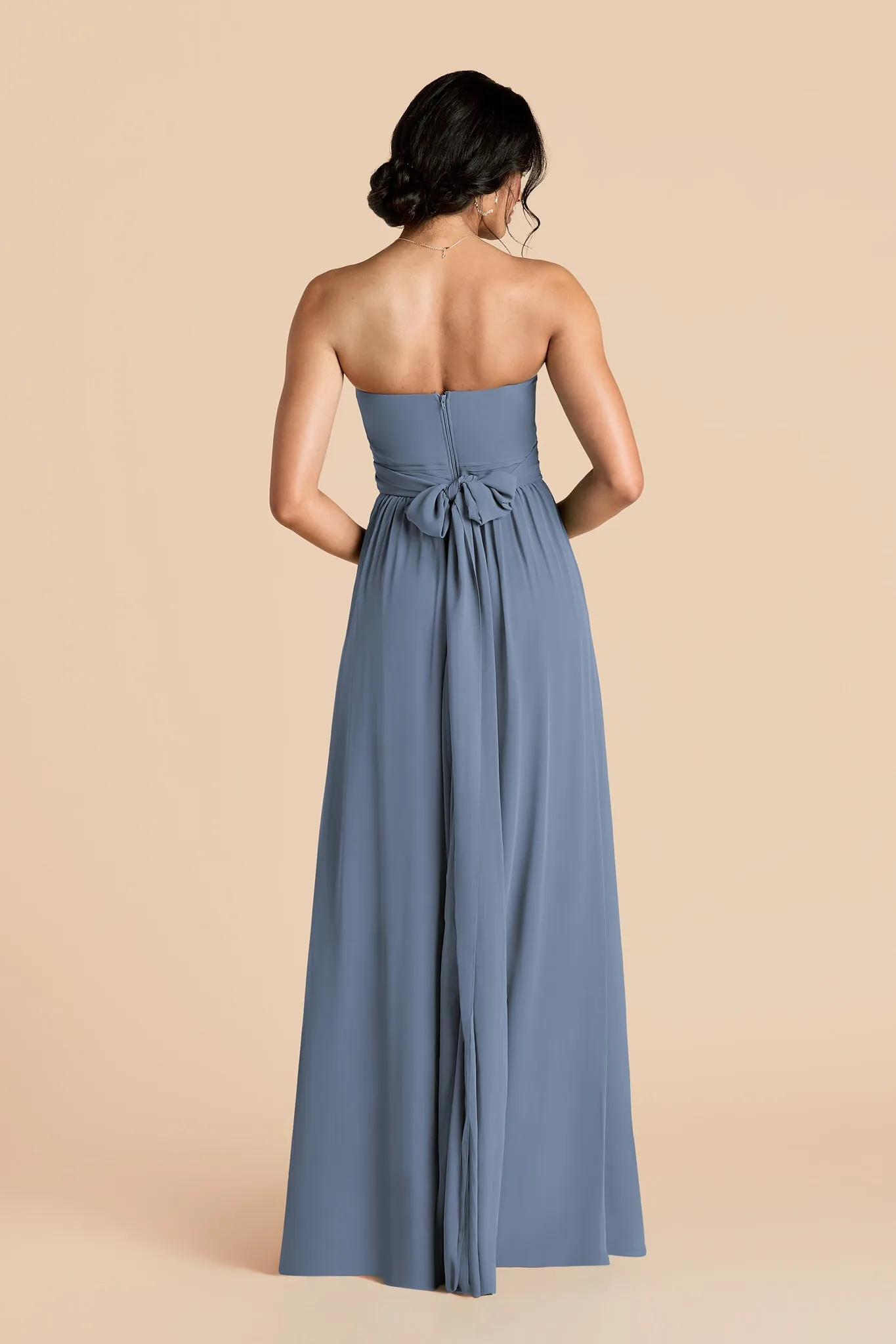 Grace Chiffon Dress - French Blue sold by Birdy Grey product image thumbnail 3