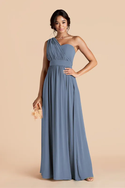 Grace Chiffon Dress - French Blue sold by Birdy Grey