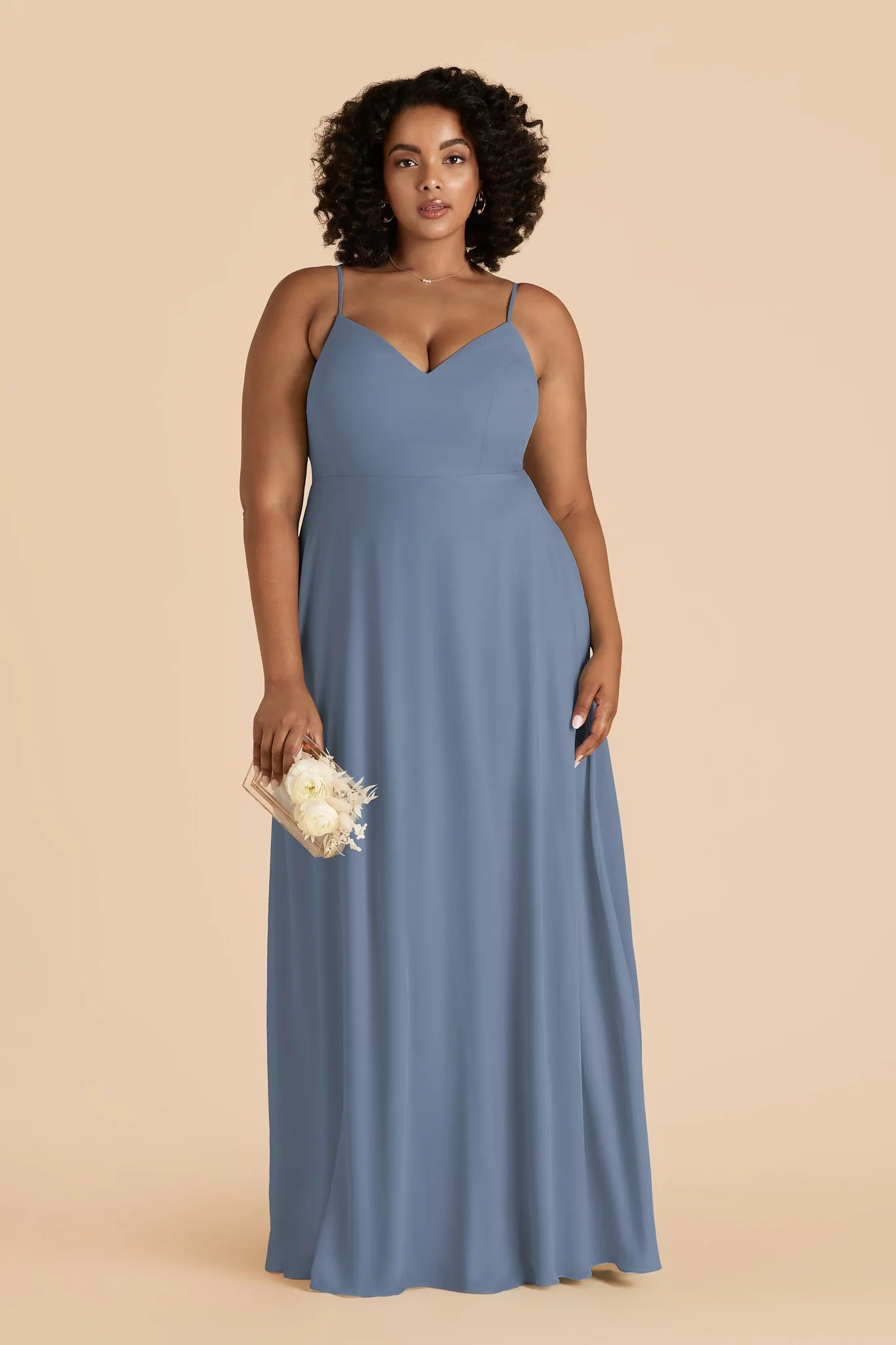 Devin Chiffon Dress - French Blue sold by Birdy Grey product image thumbnail 2