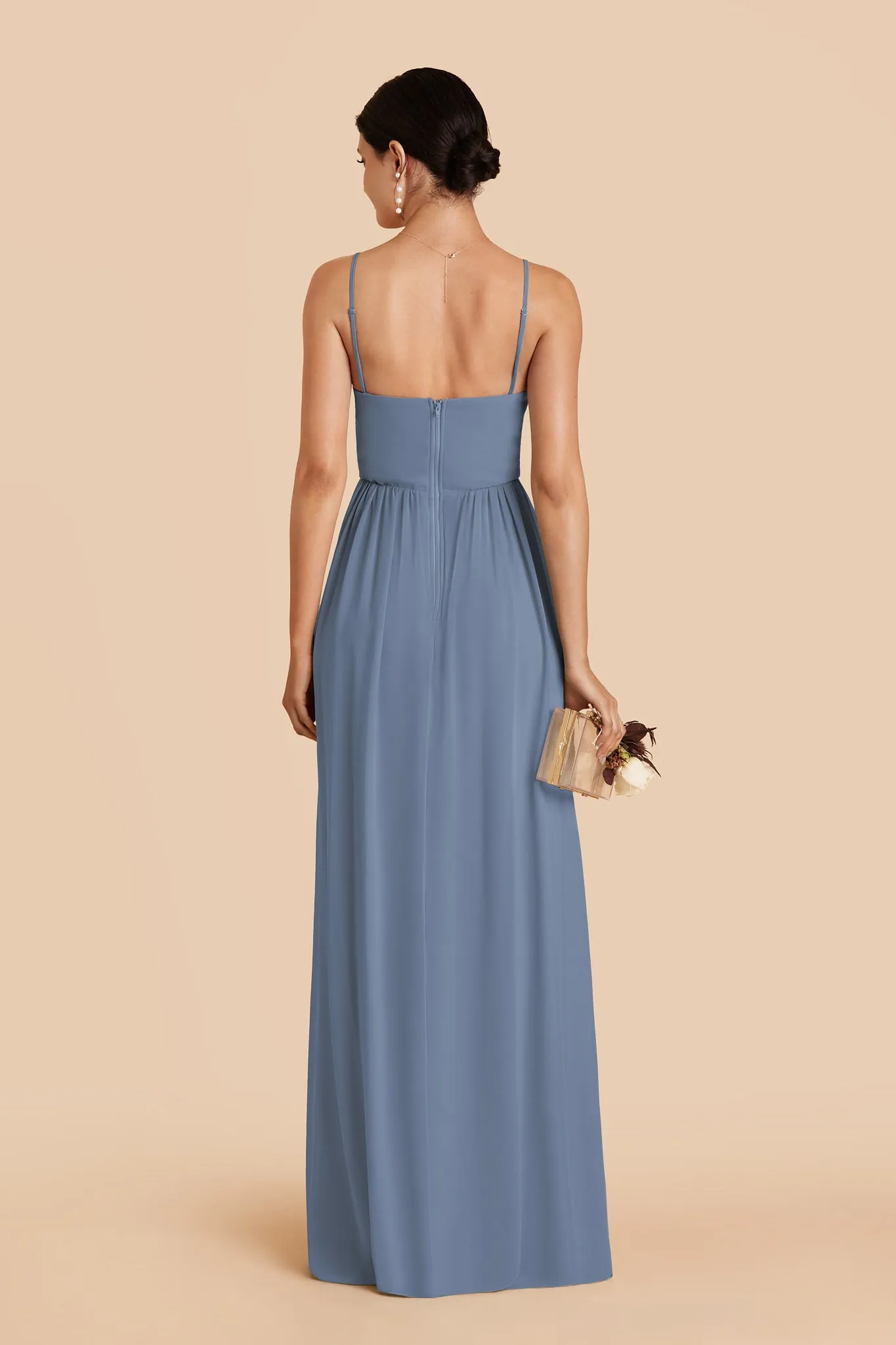 August Chiffon Dress - French Blue sold by Birdy Grey product image thumbnail 4