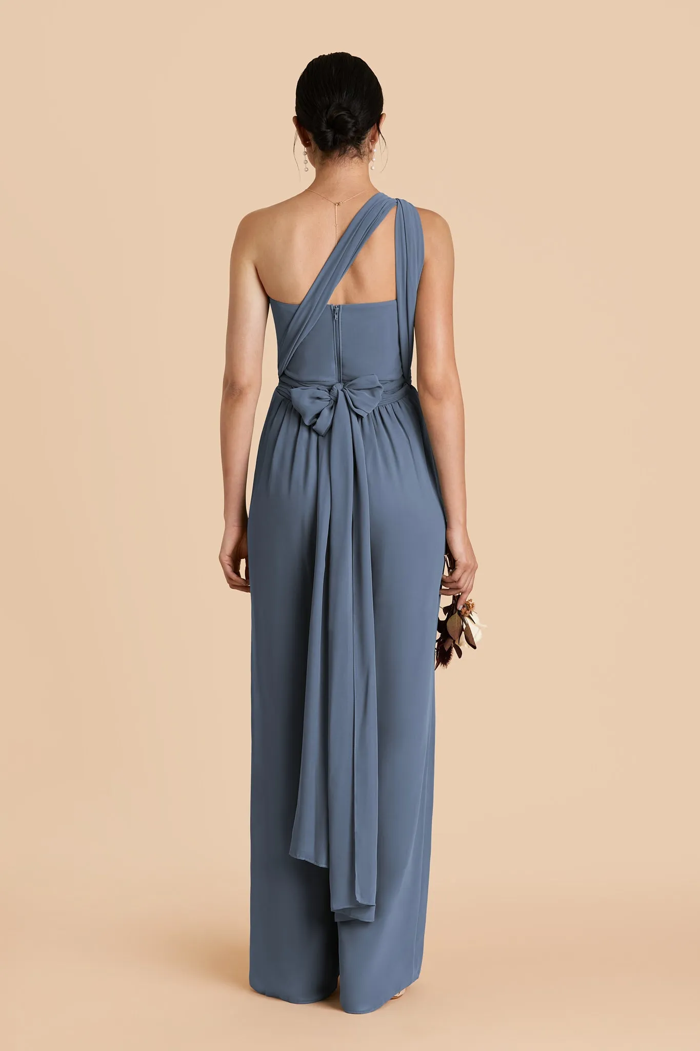 Gigi Chiffon Jumpsuit - French Blue sold by Birdy Grey product image thumbnail 4
