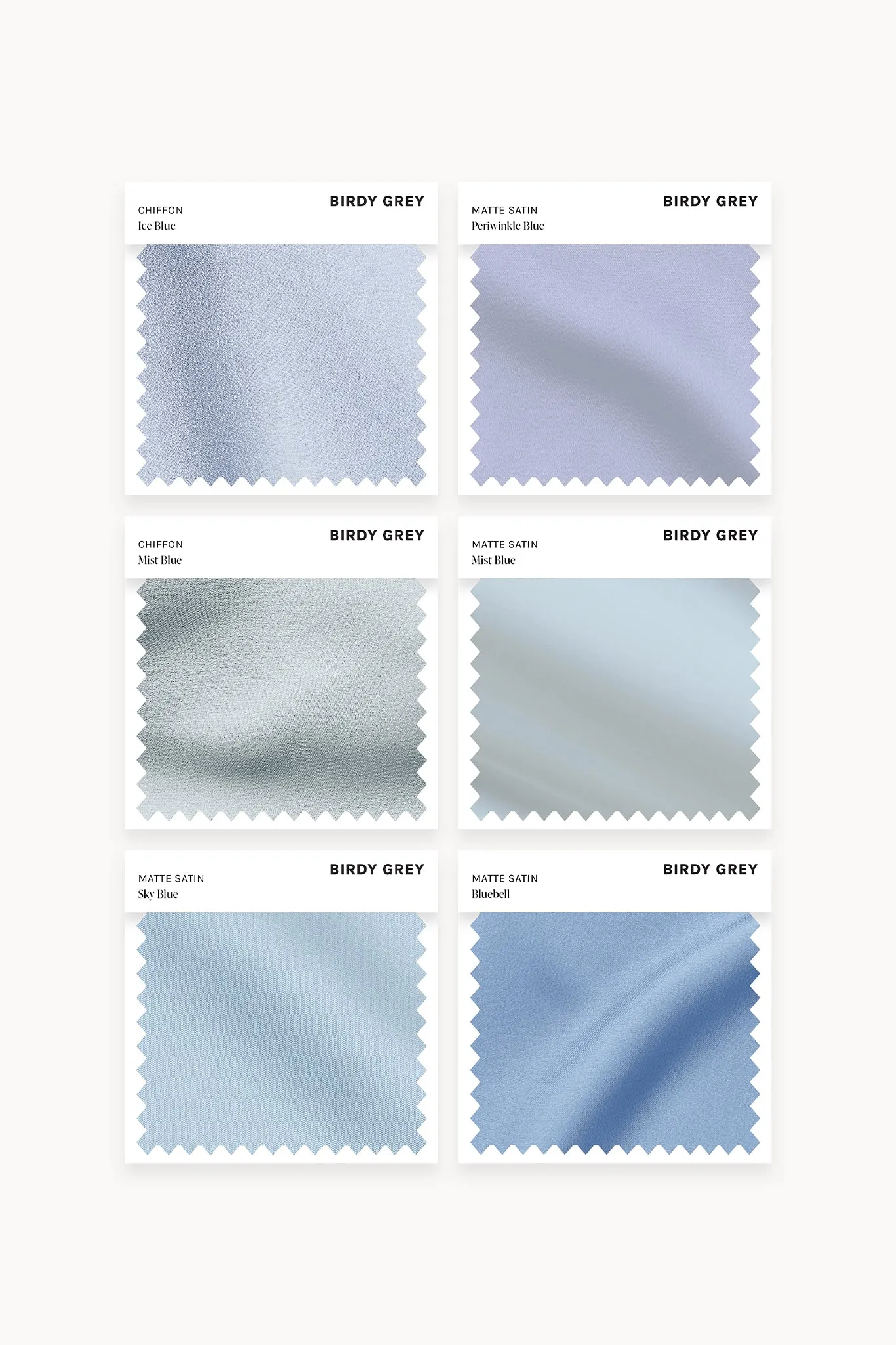 Swatch Bundle - Softest Blues sold by Birdy Grey