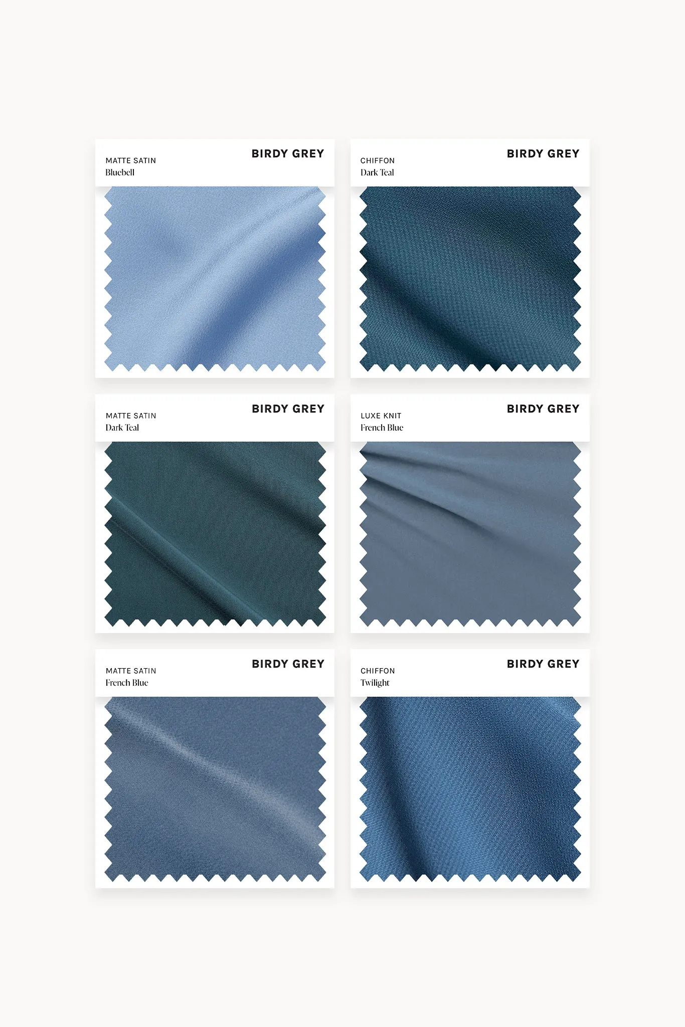 Swatch Bundle - Seaside Blues sold by Birdy Grey