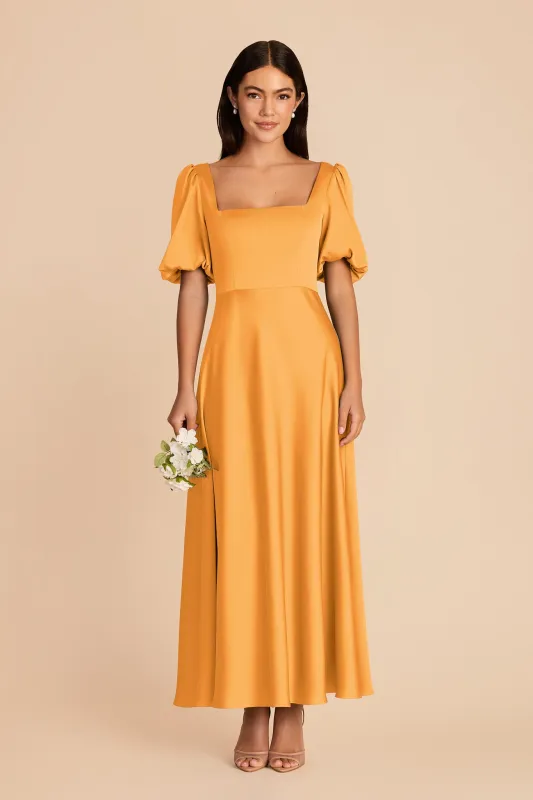 Juliette Matte Satin Dress - Mango made by Birdy Grey