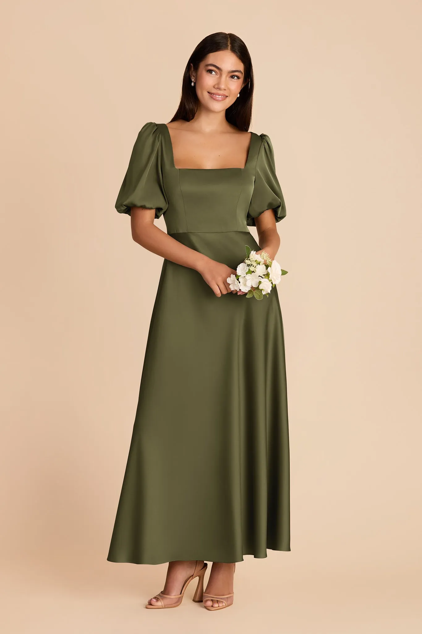 Juliette Matte Satin Dress - Martini sold by Birdy Grey product image thumbnail 3