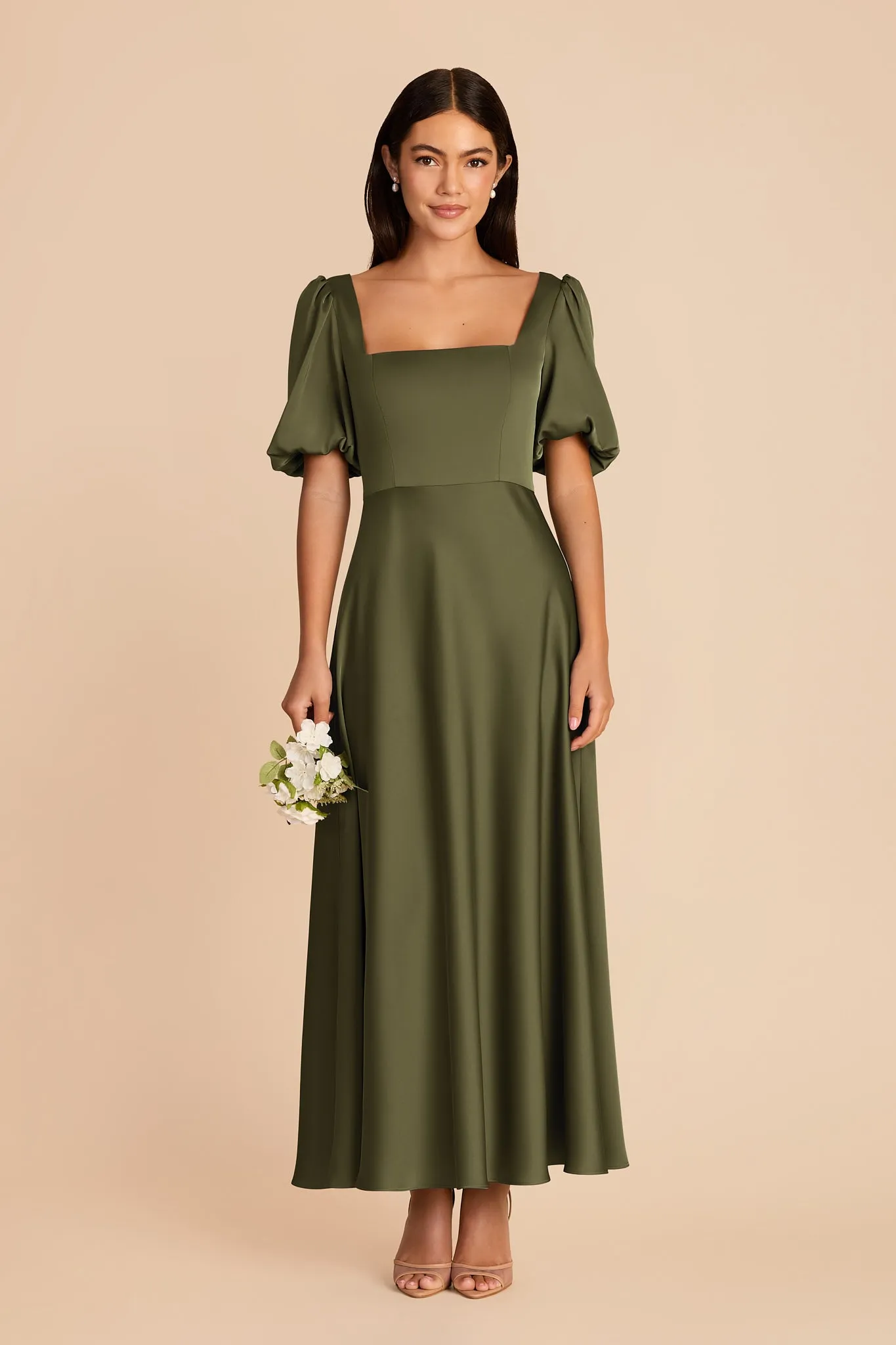 Juliette Matte Satin Dress - Martini sold by Birdy Grey