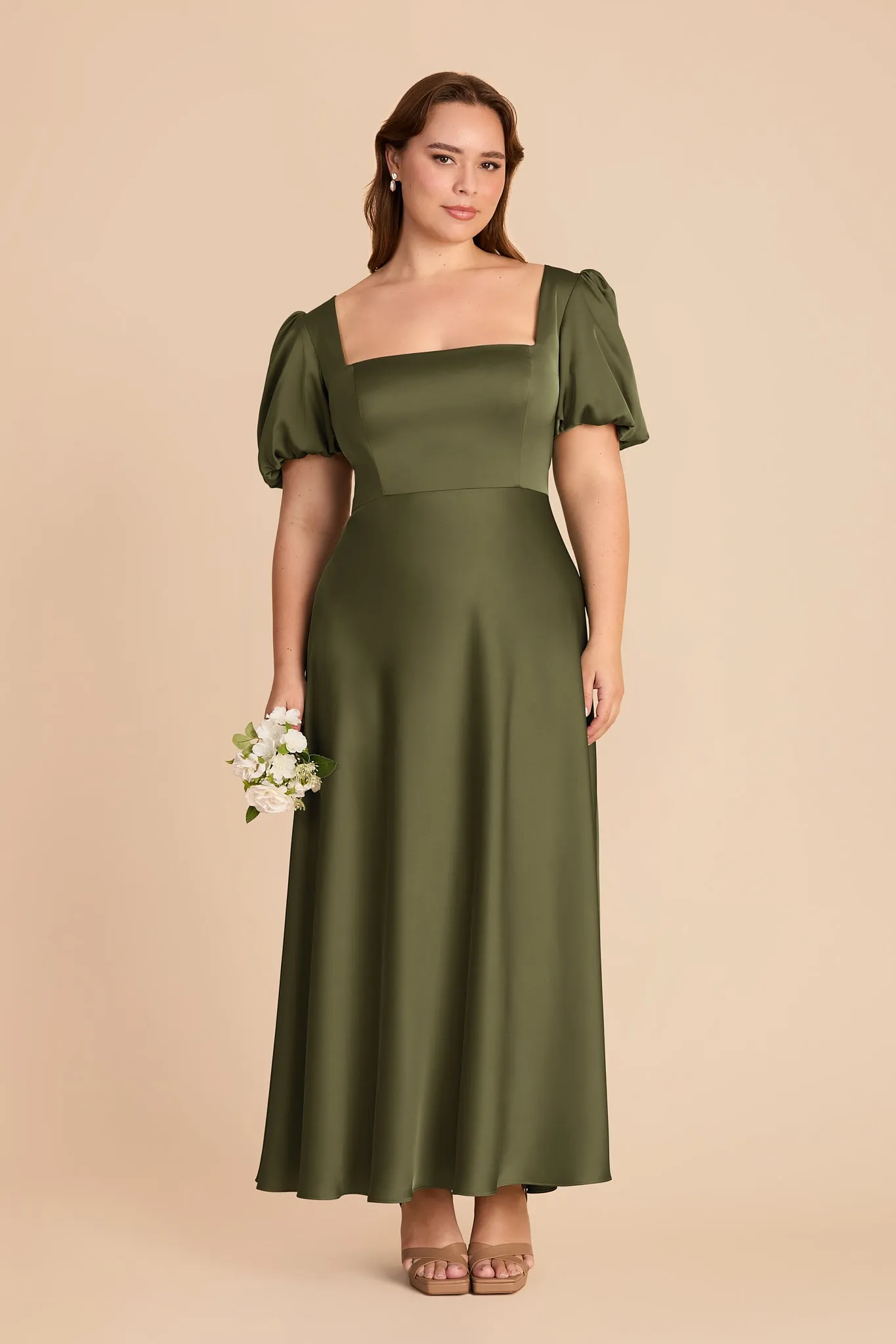 Juliette Matte Satin Dress - Martini sold by Birdy Grey product image thumbnail 2