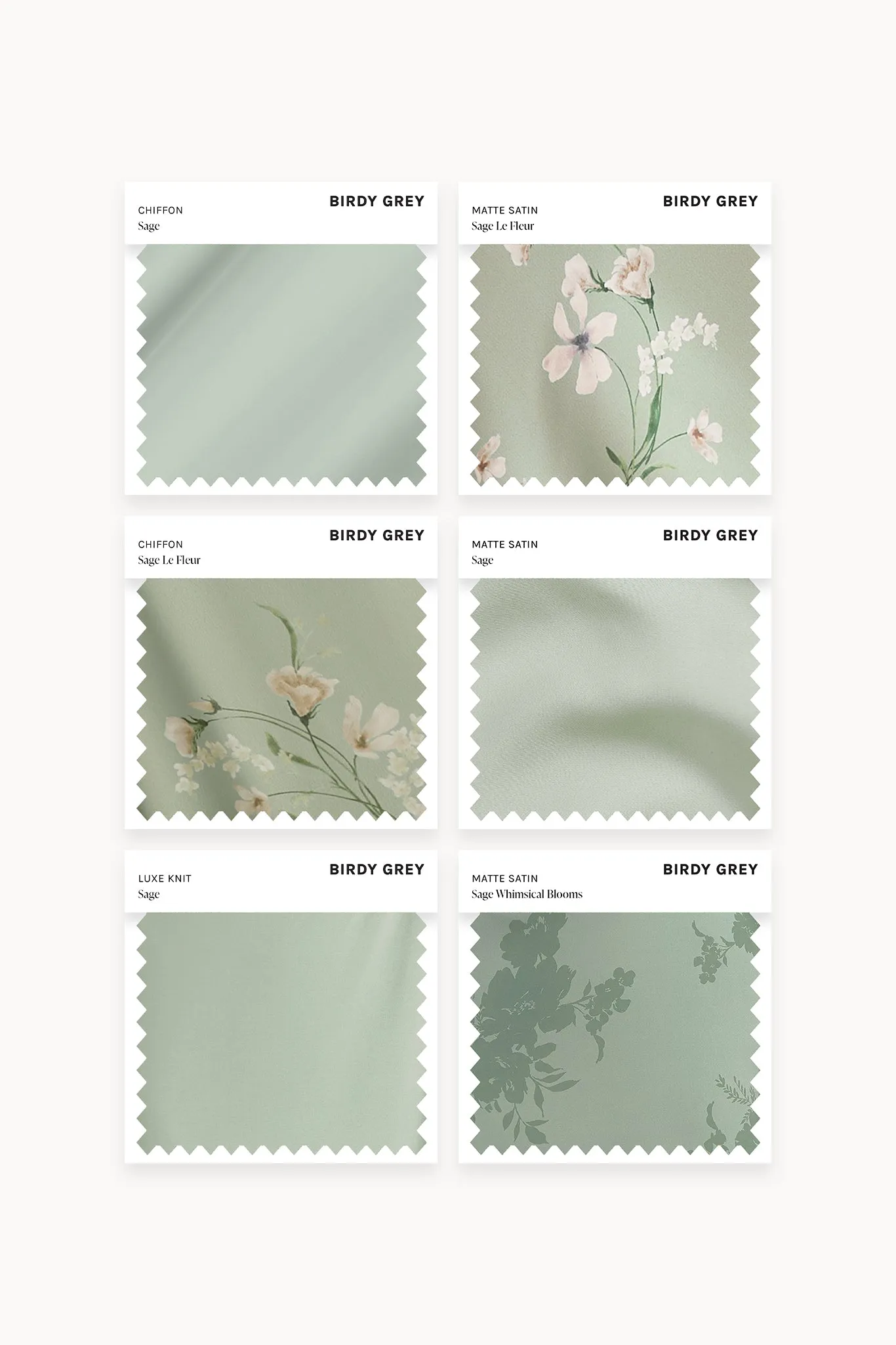 Swatch Bundle - Sage The Date sold by Birdy Grey