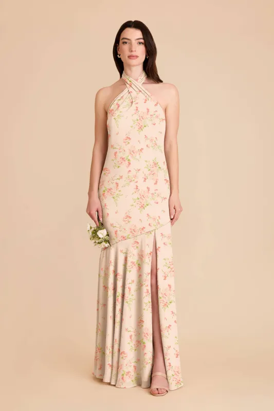 Stephanie Chiffon Dress - Whimsical Blooms made by Birdy Grey