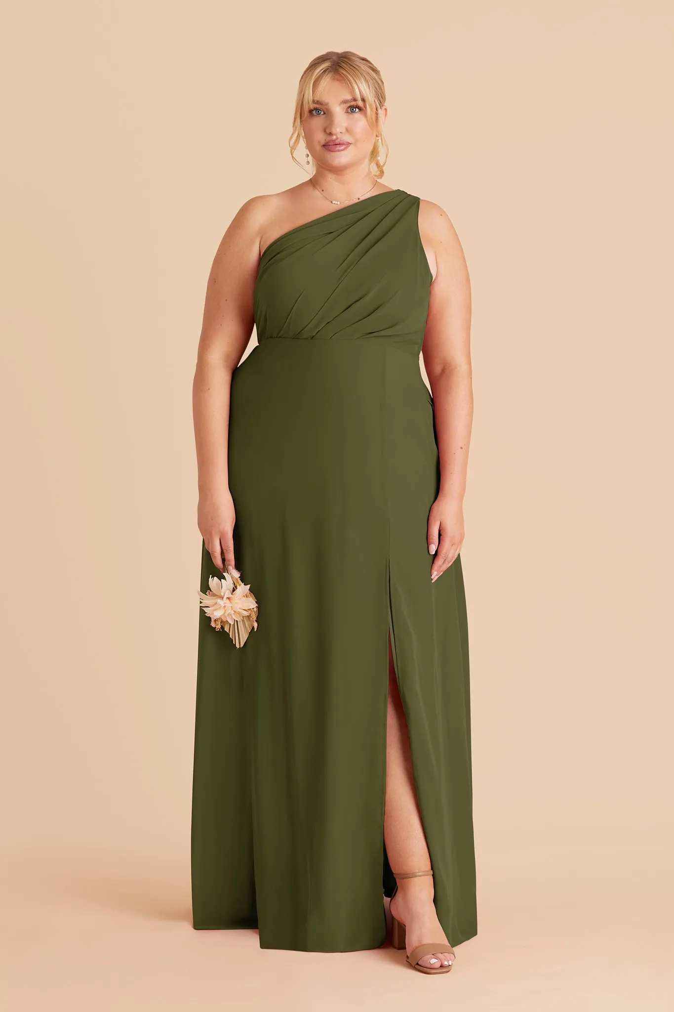 Kira Chiffon Dress With Slit - Martini sold by Birdy Grey product image thumbnail 2