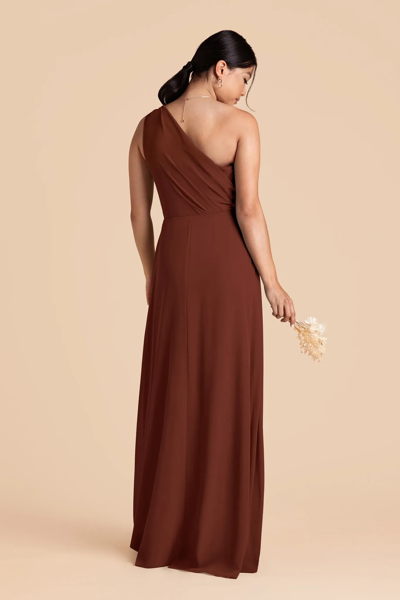 Kira Chiffon Dress - Cognac sold by Birdy Grey product image thumbnail 4